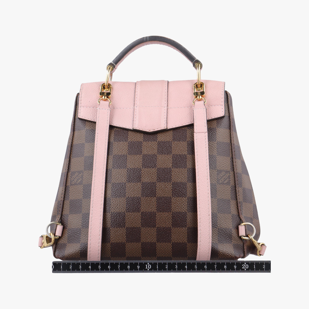 Daypack Clapton EBENE×MAGNOLIA Monogram Canvas×calf leather N42262 SR0168デイパック クラプトン エベーヌ×マグノリア モノグラムキャンバス×カーフレザー N42262 SR0168