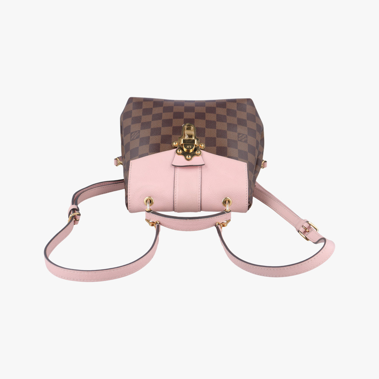 Daypack Clapton EBENE×MAGNOLIA Monogram Canvas×calf leather N42262 SR0168デイパック クラプトン エベーヌ×マグノリア モノグラムキャンバス×カーフレザー N42262 SR0168