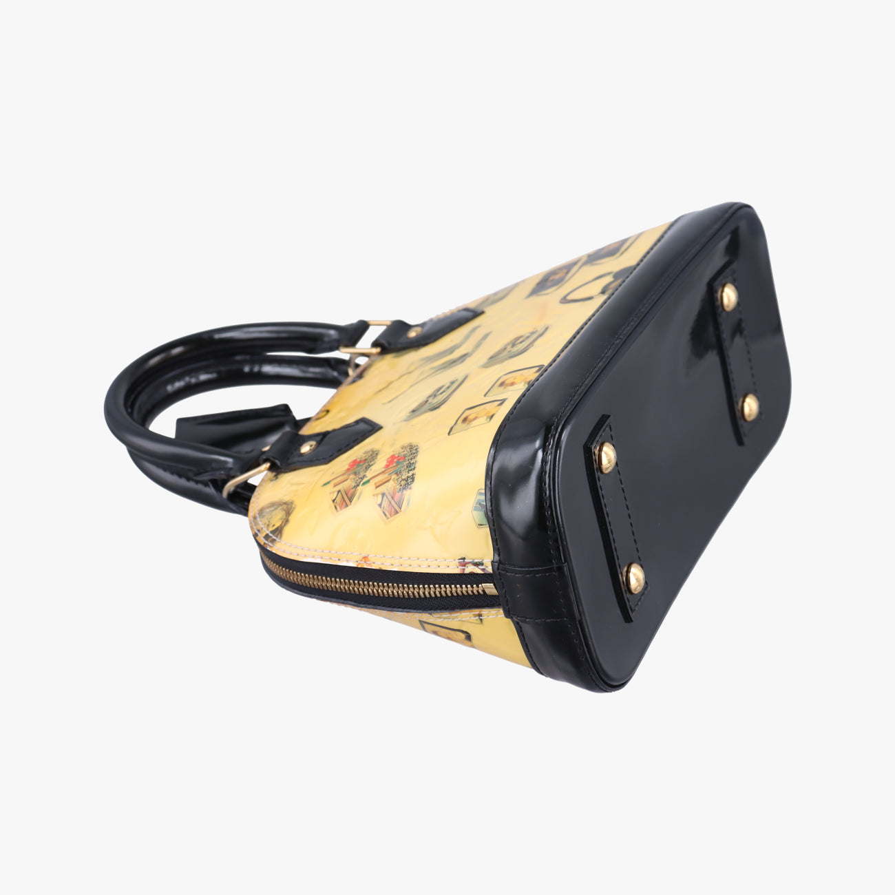 Nicolas Squiere Sticker Alma BB Ivory x black x multicolor Vernis M50419 SN1135ステッカーズ アルマBB アイボリー×ブラック×マルチカラー ヴェルニ M50419 SN1135