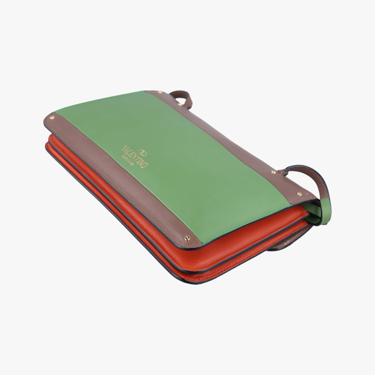 Rivet colorblock Green×grey Leather BL-H833VMP3リベット カラーブロック グリーン×グレー レザー BL-H833VMP3