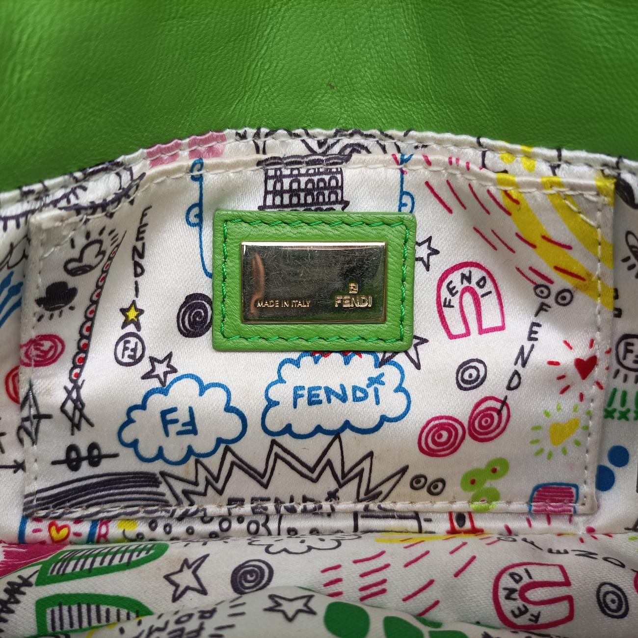 BAGUETTE Green Leather 8BK060 2415-8BK060-YME-088マンマバケット グリーン レザー 8BK060 2415-8BK060-YME-088