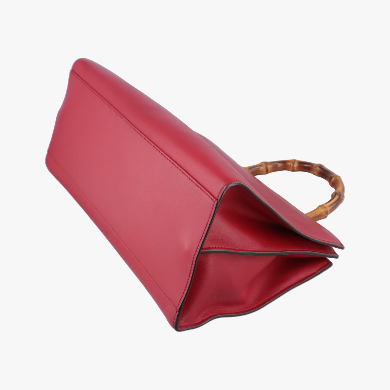 Bamboo Web Nymphaea Red Leather 453764 B021094685ニムフェア バンブー ウェブ レッド レザー 453764 B021094685