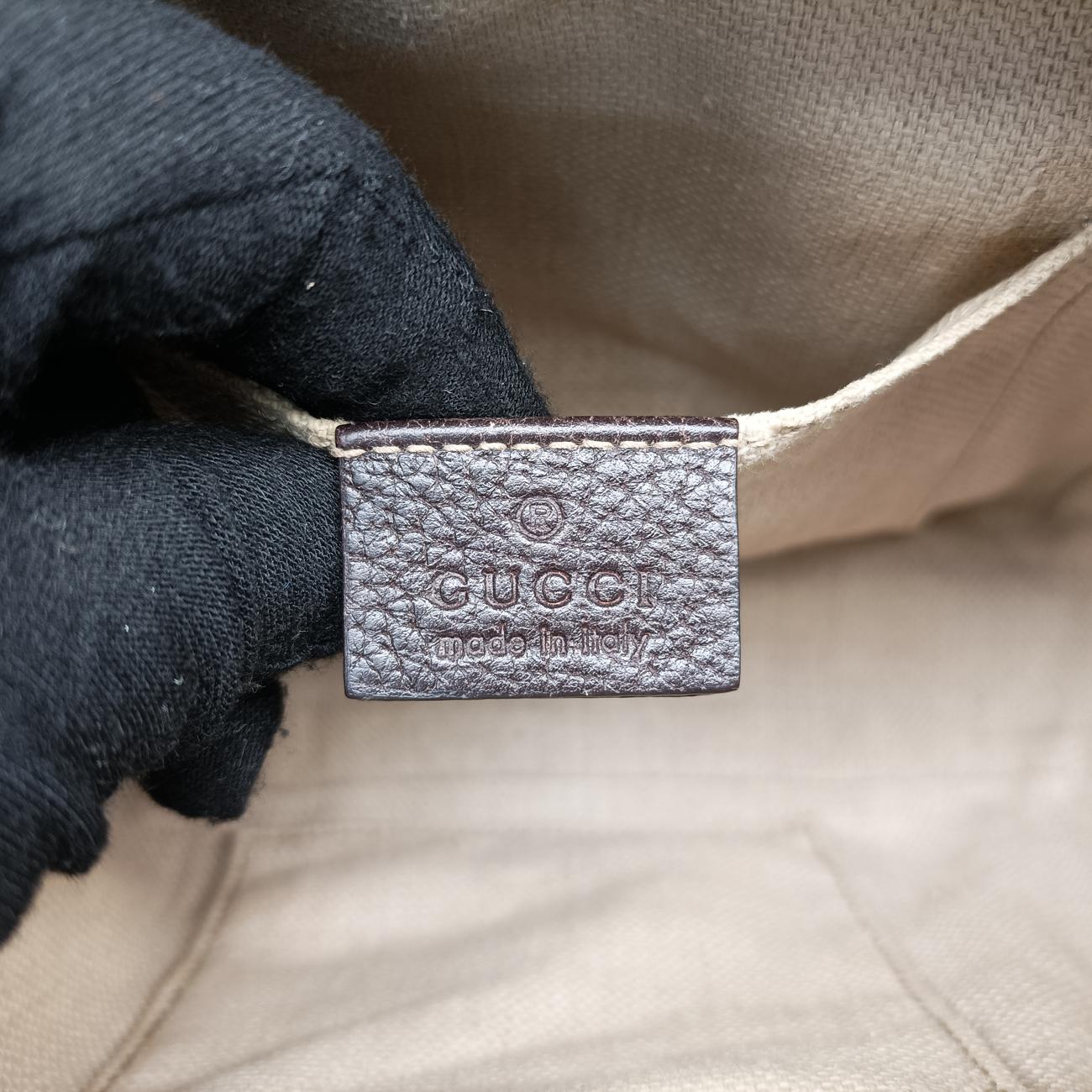 Bee Web Brown x Red x Green canvas x leather 412008 A019573417ビー ウェブ ブラウン×レッド×グリーン キャンバス×レザー 412008 A019573417