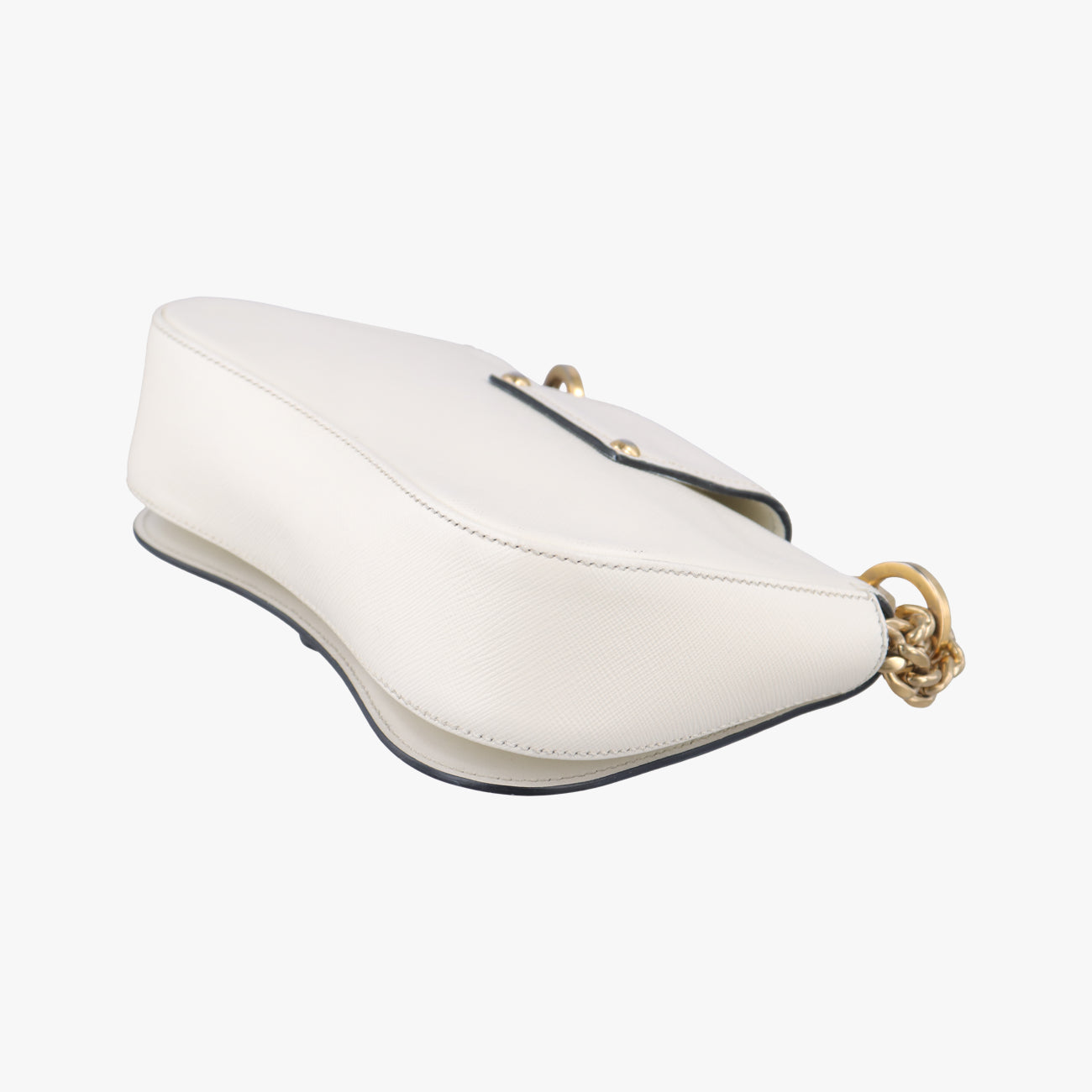 Sidonie White SAFFIANO Leather 1BD219 25 Fシドニー ホワイト サフィアーノレザー 1BD219 25 F