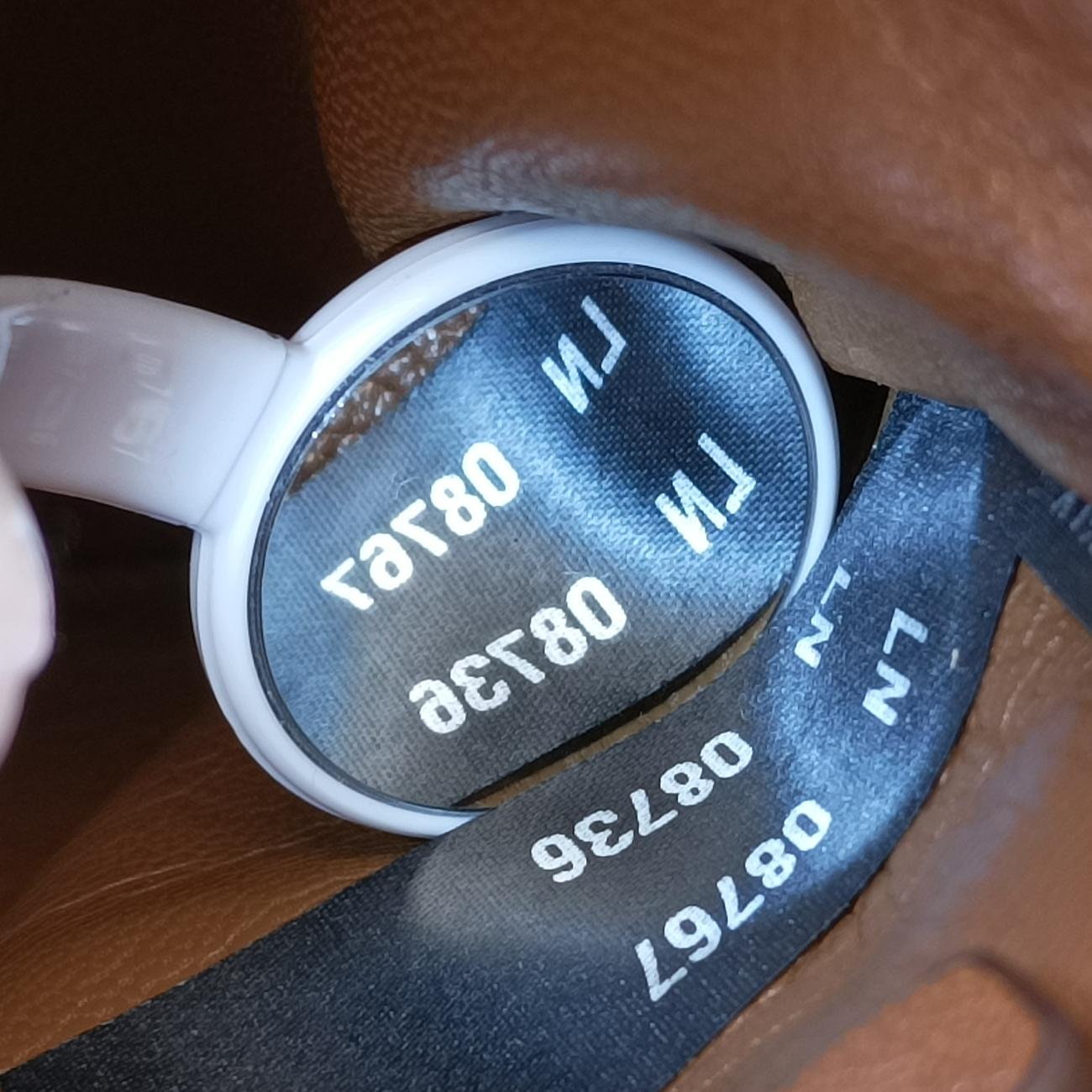 logo chain Brown×Multicolour Leather x Suede 1BD009 31/Eロゴ チェーン ブラウン ×マルチカラー レザー×スエード 1BD009 31/E