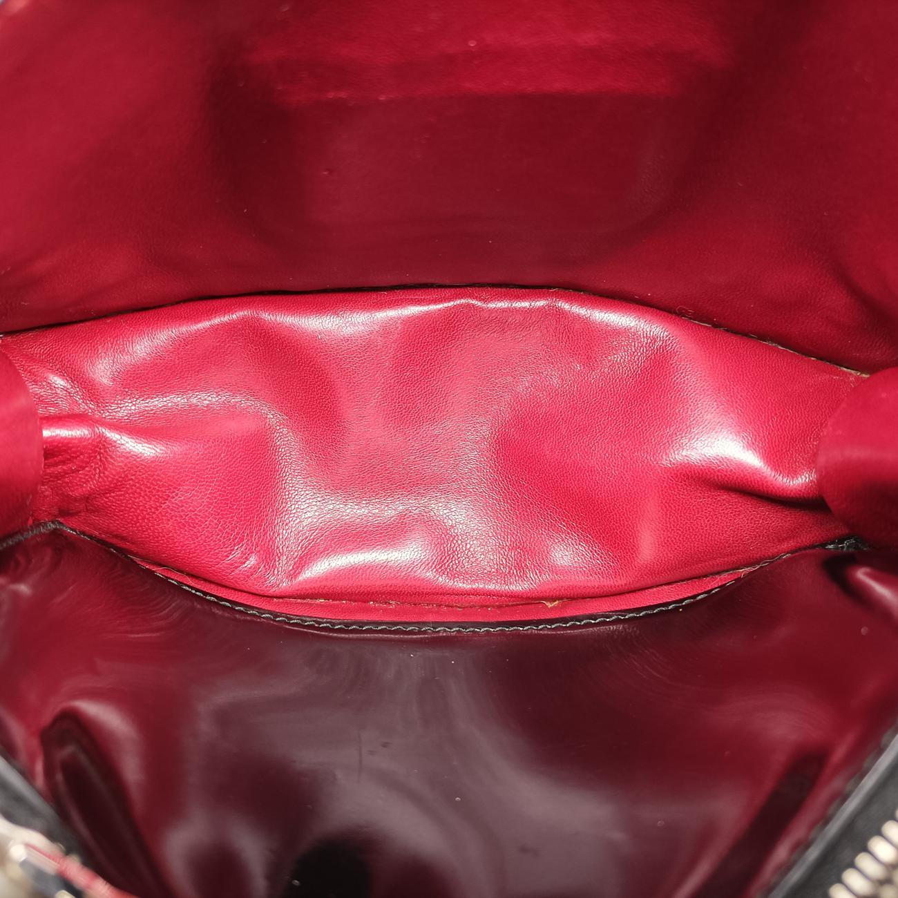 Sound Crystal Studded Crossbody Black Patent 110サウンド クリスタル スタッズ クロスボディ ブラック パテント 110