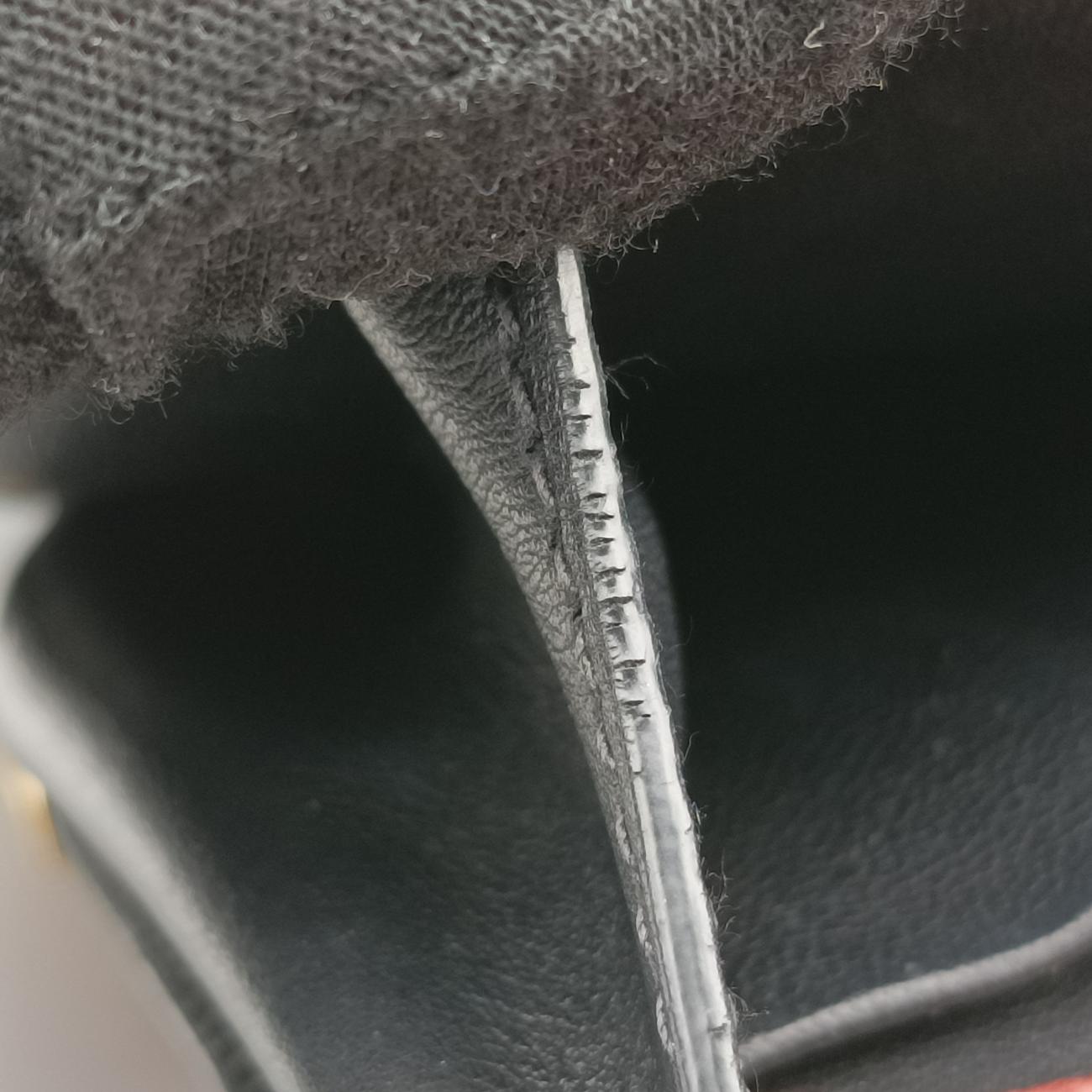 Animalier Cahier Lions Head Burgundy×black Leather 1BD089 25カイエ ライオンヘッド ワインレッド×ブラック レザー 1BD089 25