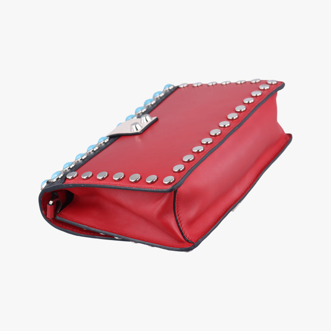 Comic Print Black x Red x Multicolor leather 1BD121 25コミック プリント ブラック×レッド×マルチカラー レザー 1BD121 25