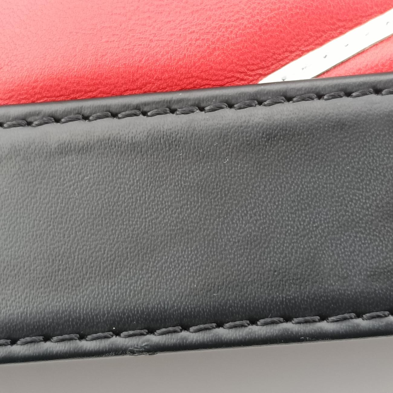 Malletage Alma PM ROUGE×Black Leather FO4114マルタージュアルマPM ルージュ×ブラック レザー FO4114