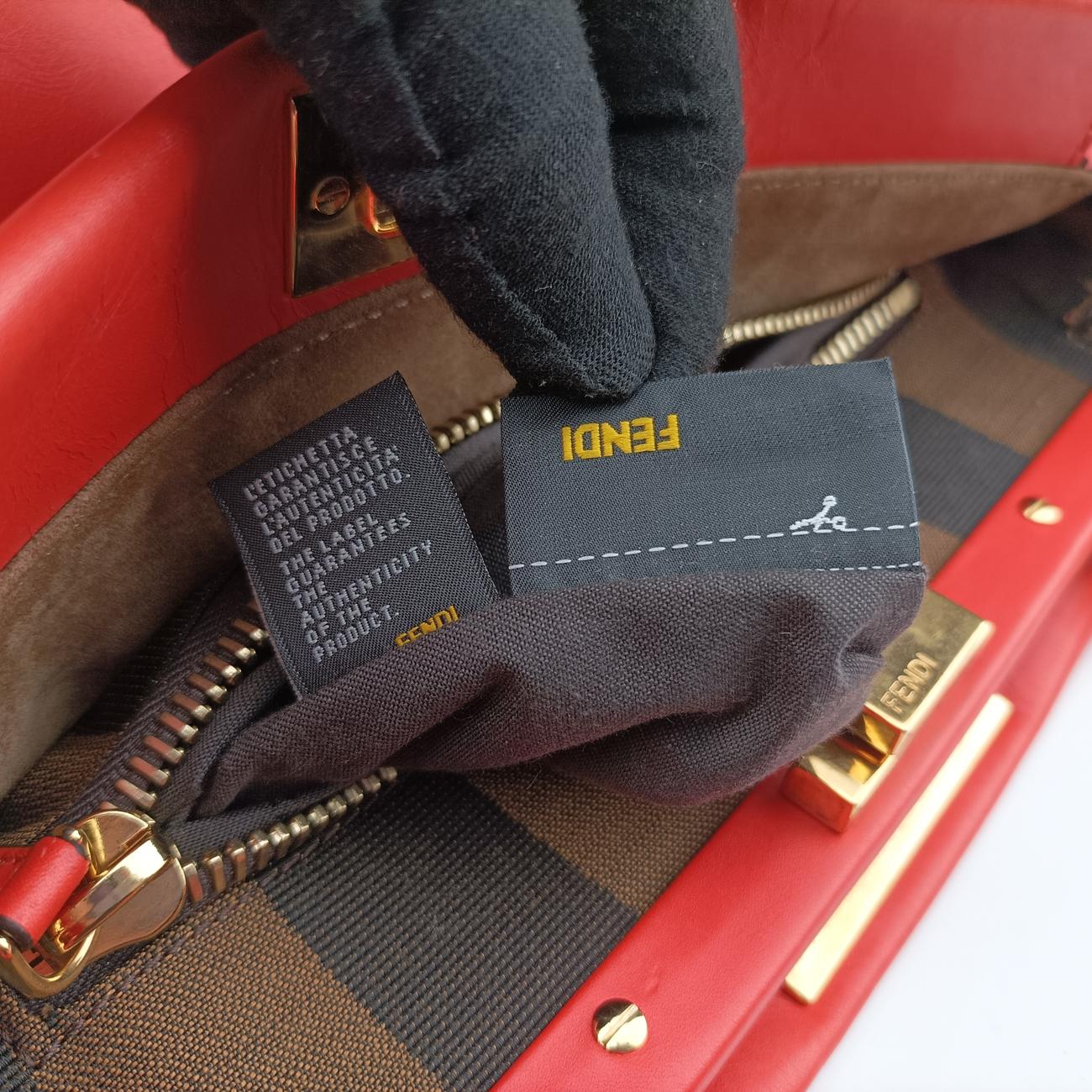 PEEKABOO Orange Leather 8BN226 8BN226-Q4J-148-2372ピーカブー オレンジ レザー 8BN226 8BN226-Q4J-148-2372