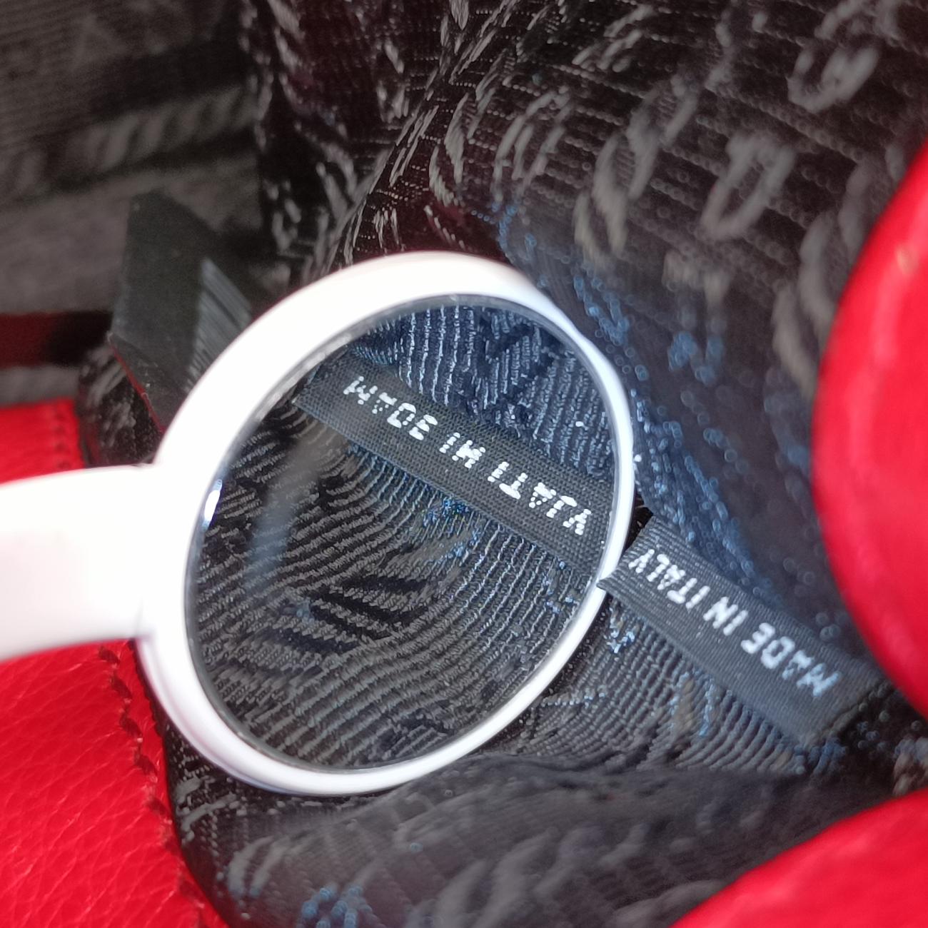 Twin Pocket Black×Multicolour leather×Ponyhair 1BG625 180/Aツインポケット ブラック×マルチカラー レザー×ハラコ 1BG625 180/A