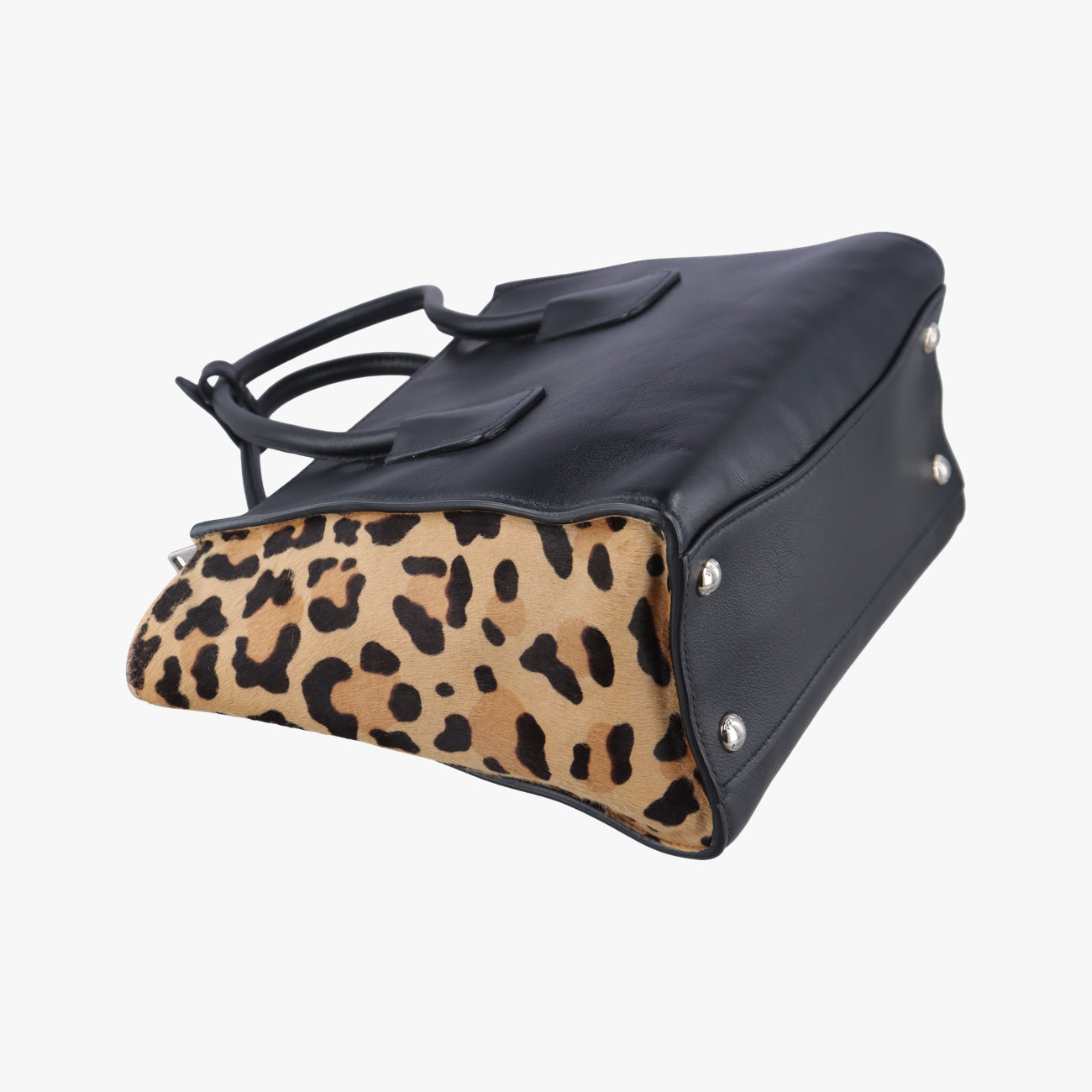 Twin Pocket Black×Multicolour leather×Ponyhair 1BG625 180/Aツインポケット ブラック×マルチカラー レザー×ハラコ 1BG625 180/A