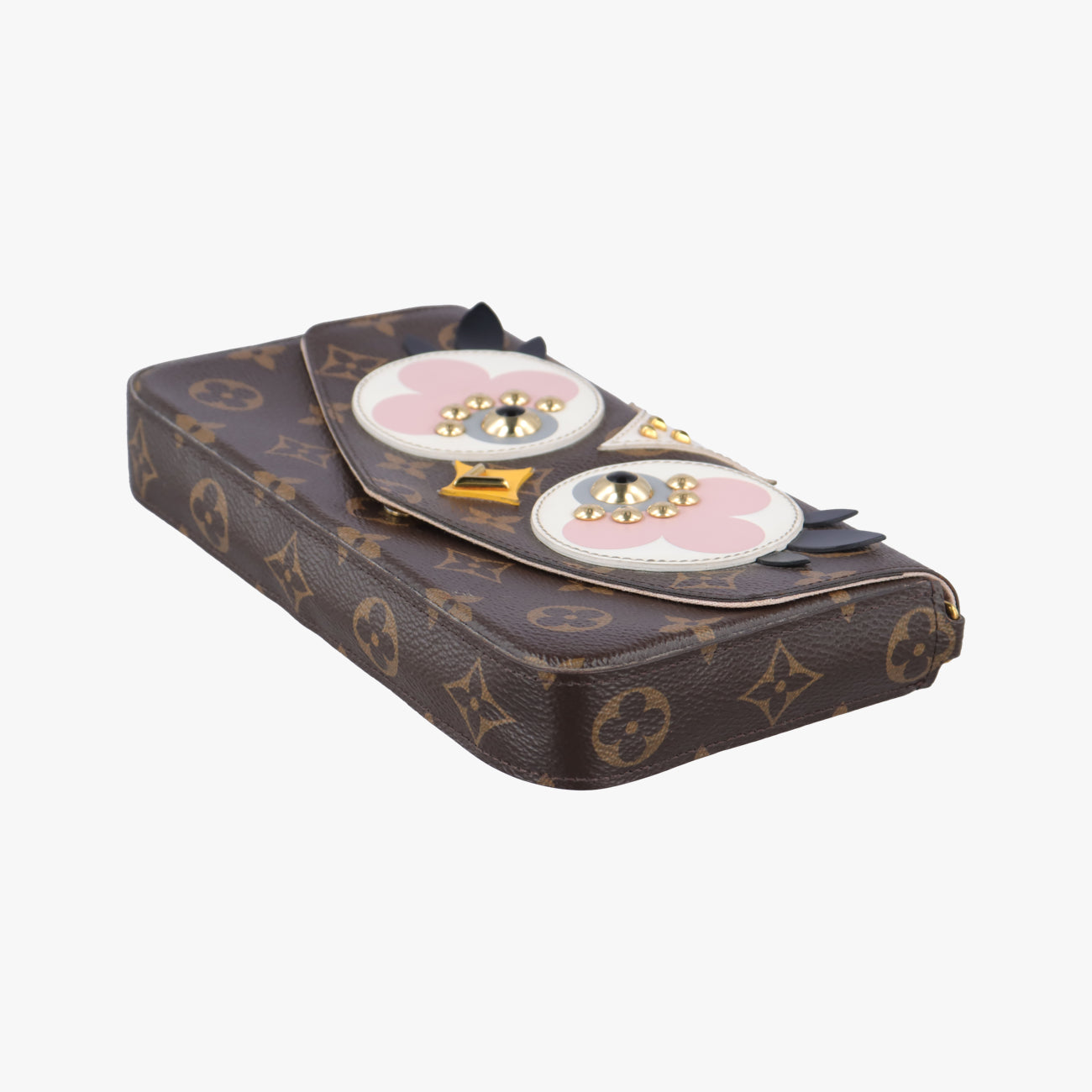 Félicie Brown×pink×multicolor Leather M62415 TJ0137フェリシー モノグラム/ブラウン系×ピンク×マルチカラー モノグラムPVCコーティングキャンバス M62415 TJ0137