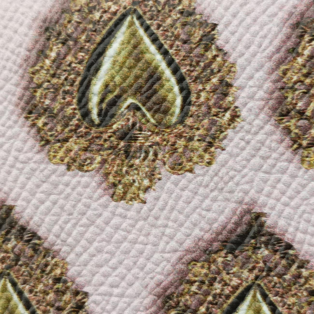 mini Sicily heart print Pink×Multicolour Leather ミニシチリアハートプリント ピンク×マルチカラー レザー