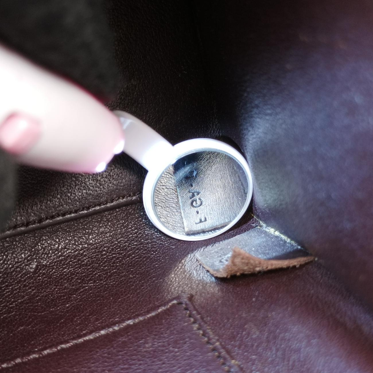 luggage nano shopper Black x Red xBurgundy Leather F-GA-1125ラゲージナノショッパー ブラック×レッド×ワインレッド レザー F-GA-1125