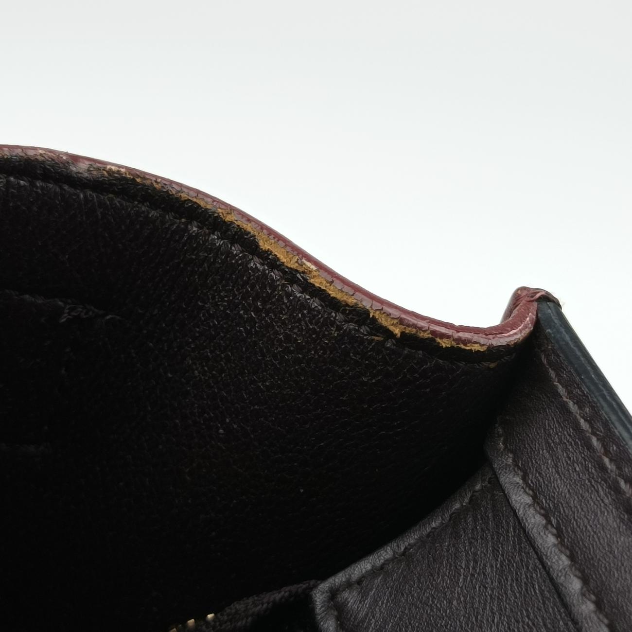 luggage nano shopper Black x Red xBurgundy Leather F-GA-1125ラゲージナノショッパー ブラック×レッド×ワインレッド レザー F-GA-1125