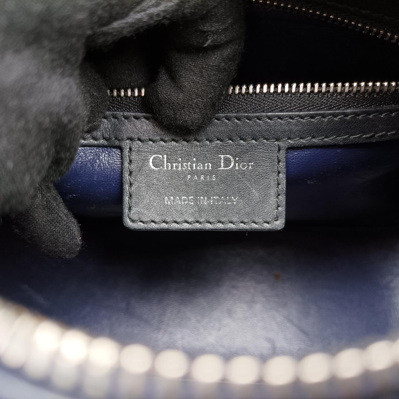 Lady Dior Black×multicolor Leather 18-MA-0145レディディオール ブラック×マルチカラー レザー 18-MA-0145