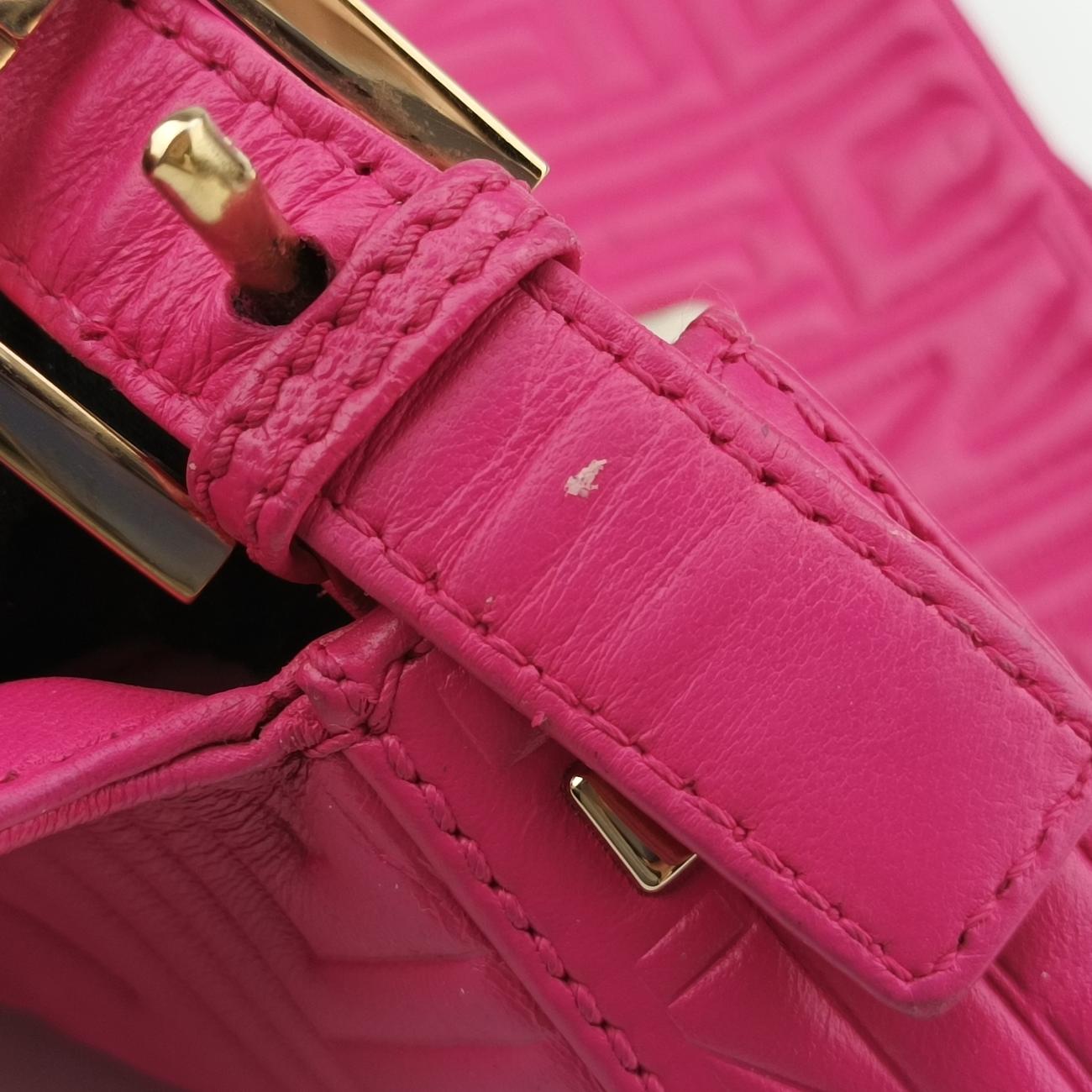 BAGUETTE Pink Series Leather 8BR600 2373-8BR600-YME-089マンマバケット ピンク系 レザー 8BR600 2373-8BR600-YME-089
