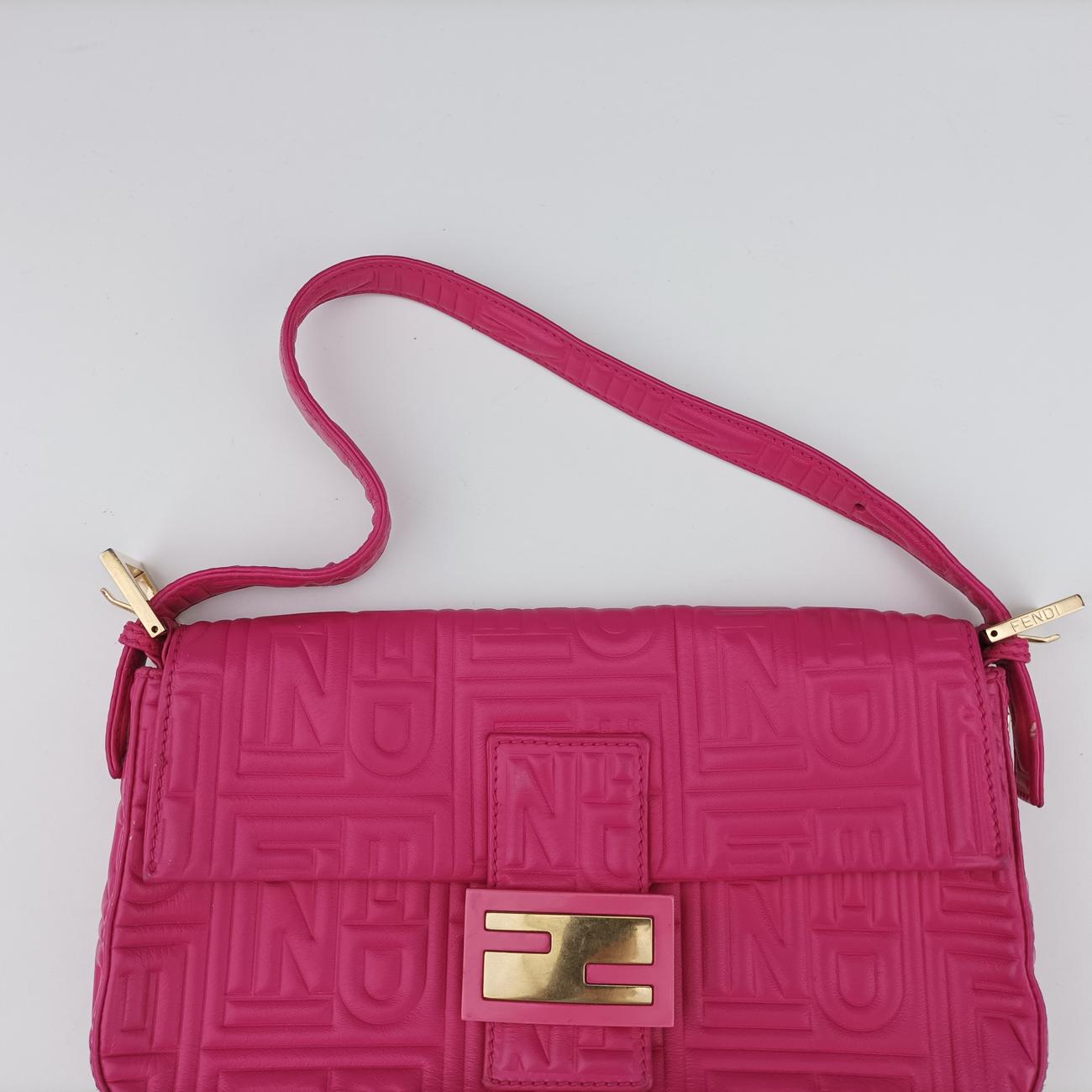 BAGUETTE Pink Series Leather 8BR600 2373-8BR600-YME-089マンマバケット ピンク系 レザー 8BR600 2373-8BR600-YME-089