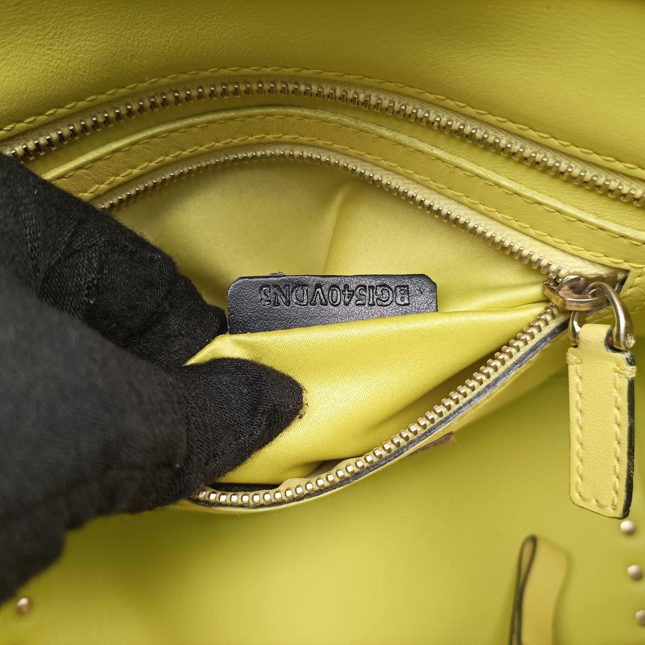 Rockstud Pink×Blue×Yellow Leather BG1540VDN3ロックスタッズ ピンク×ブルー×イエロー レザー BG1540VDN3