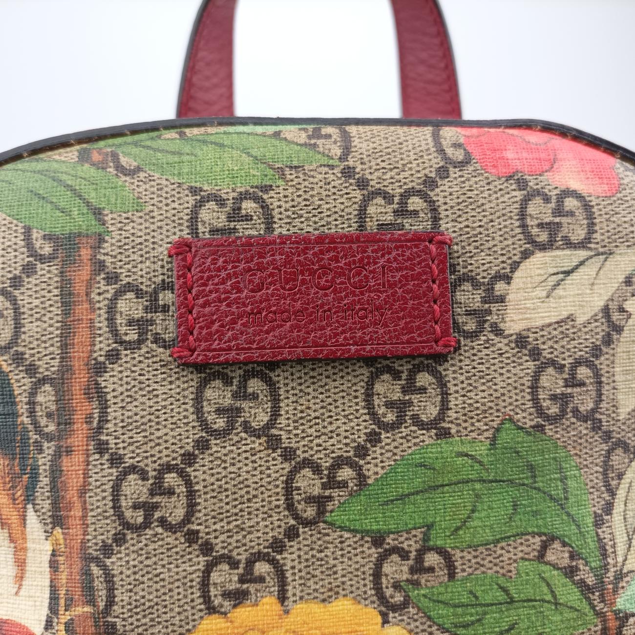 GG Supreme Tian Beige x red x multicolor PVC coated canvas 427042 B020089736GGスプリームティアン ベージュ×レッド×マルチカラー PVCコーティングキャンバス 427042 B020089736