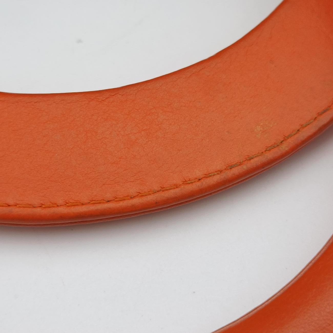 Diorissimo Orange Leather 09-MA-0172ディオリッシモ オレンジ レザー 09-MA-0172