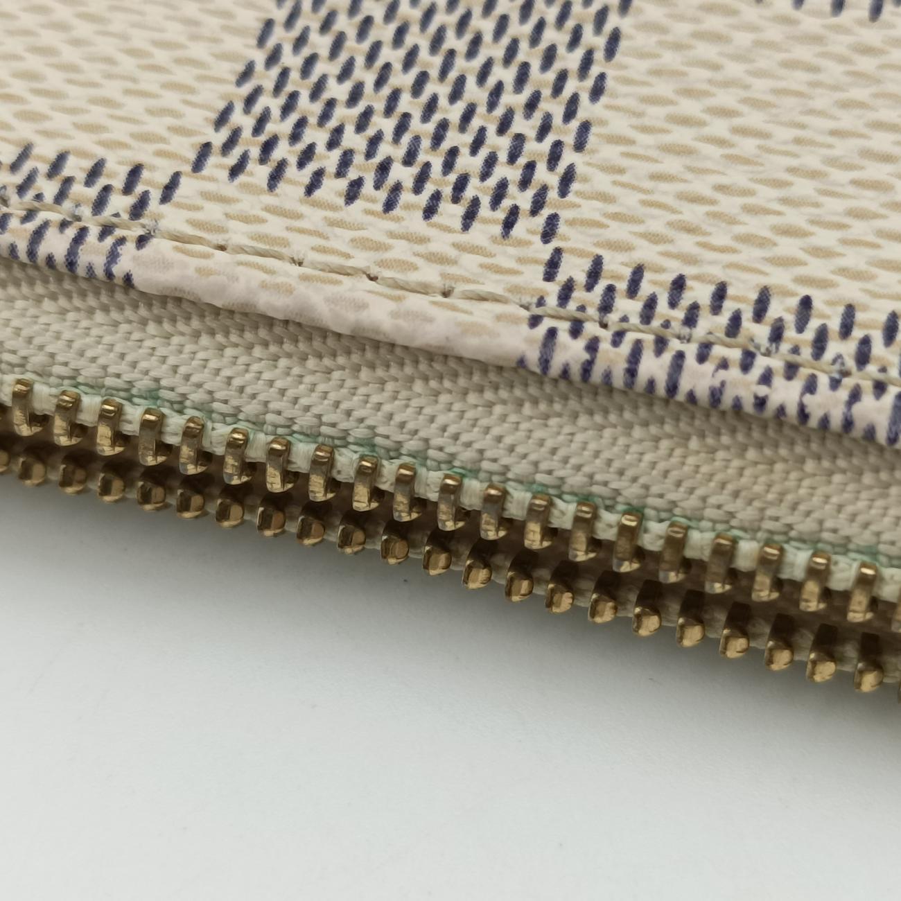 Mini Pochette Accessoires Azur Damier Canvas N58010 FL0037ミニポシェットアクセソワール アズール ダミエキャンバス N58010 FL0037