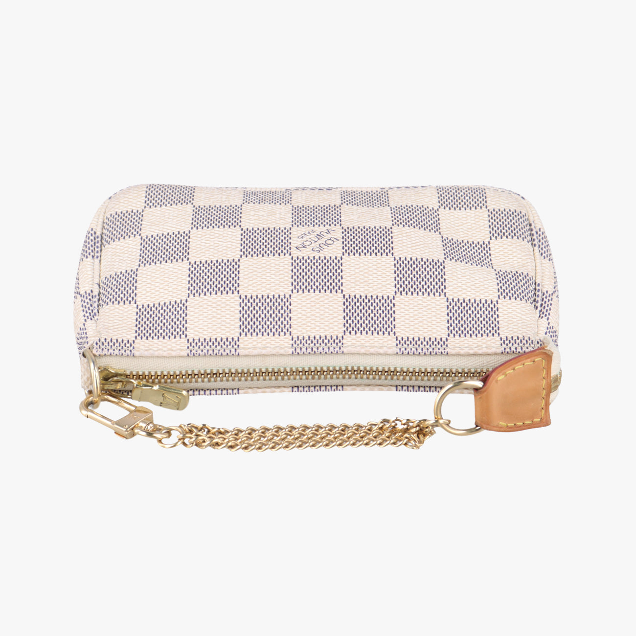 Mini Pochette Accessoires Azur Damier Canvas N58010 FL0037ミニポシェットアクセソワール アズール ダミエキャンバス N58010 FL0037