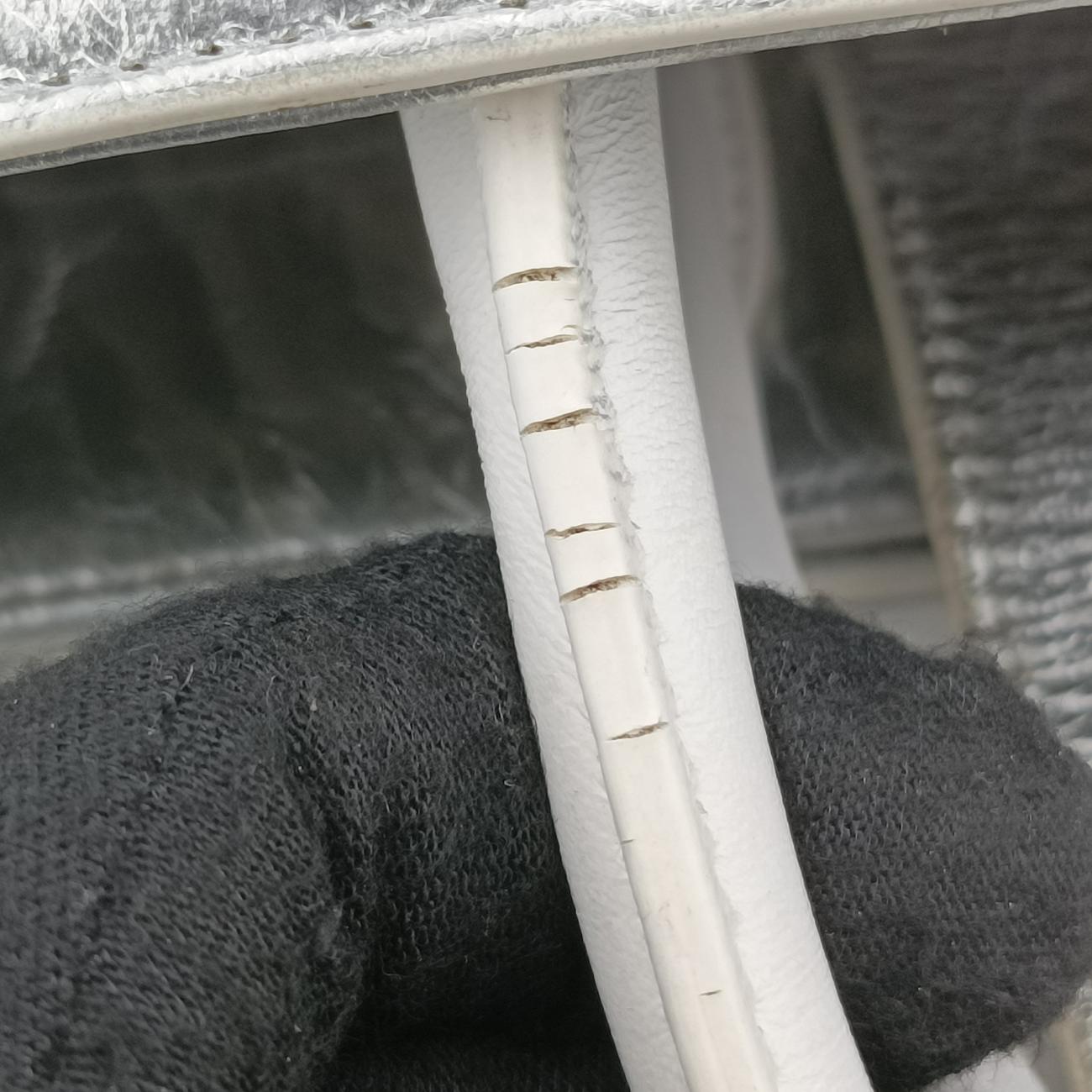 Diorever Squad Flap Silver Leather 09-MA-0146ディオールエヴァー スクワッド フラップ シルバー レザー 09-MA-0146