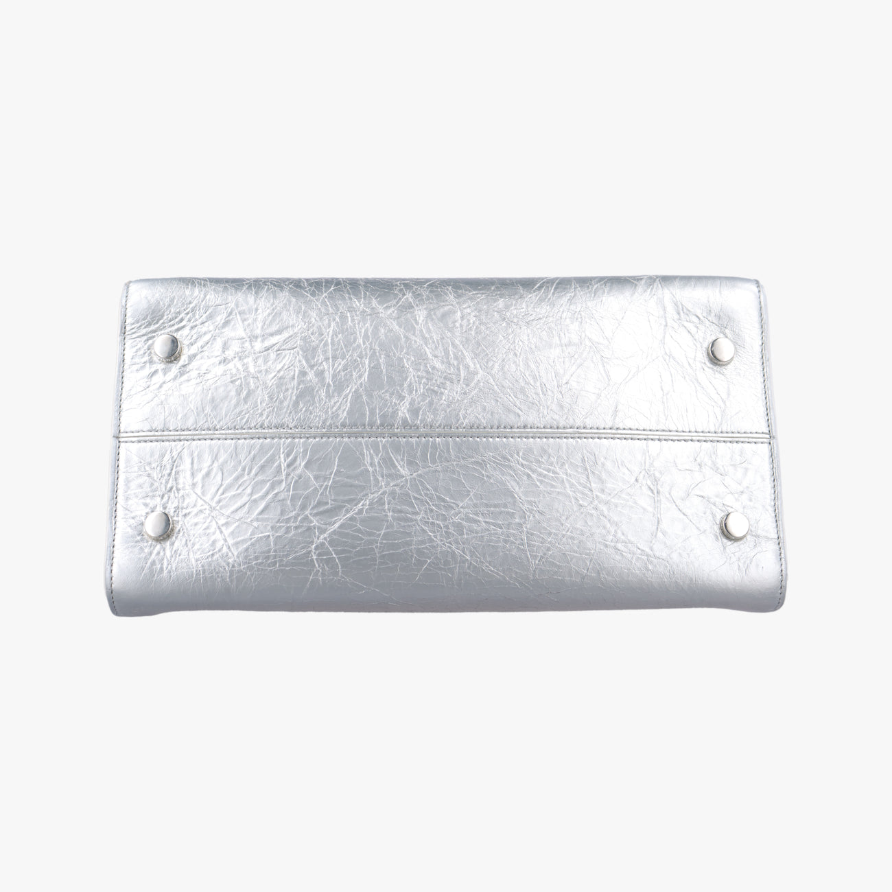 Diorever Squad Flap Silver Leather 09-MA-0146ディオールエヴァー スクワッド フラップ シルバー レザー 09-MA-0146