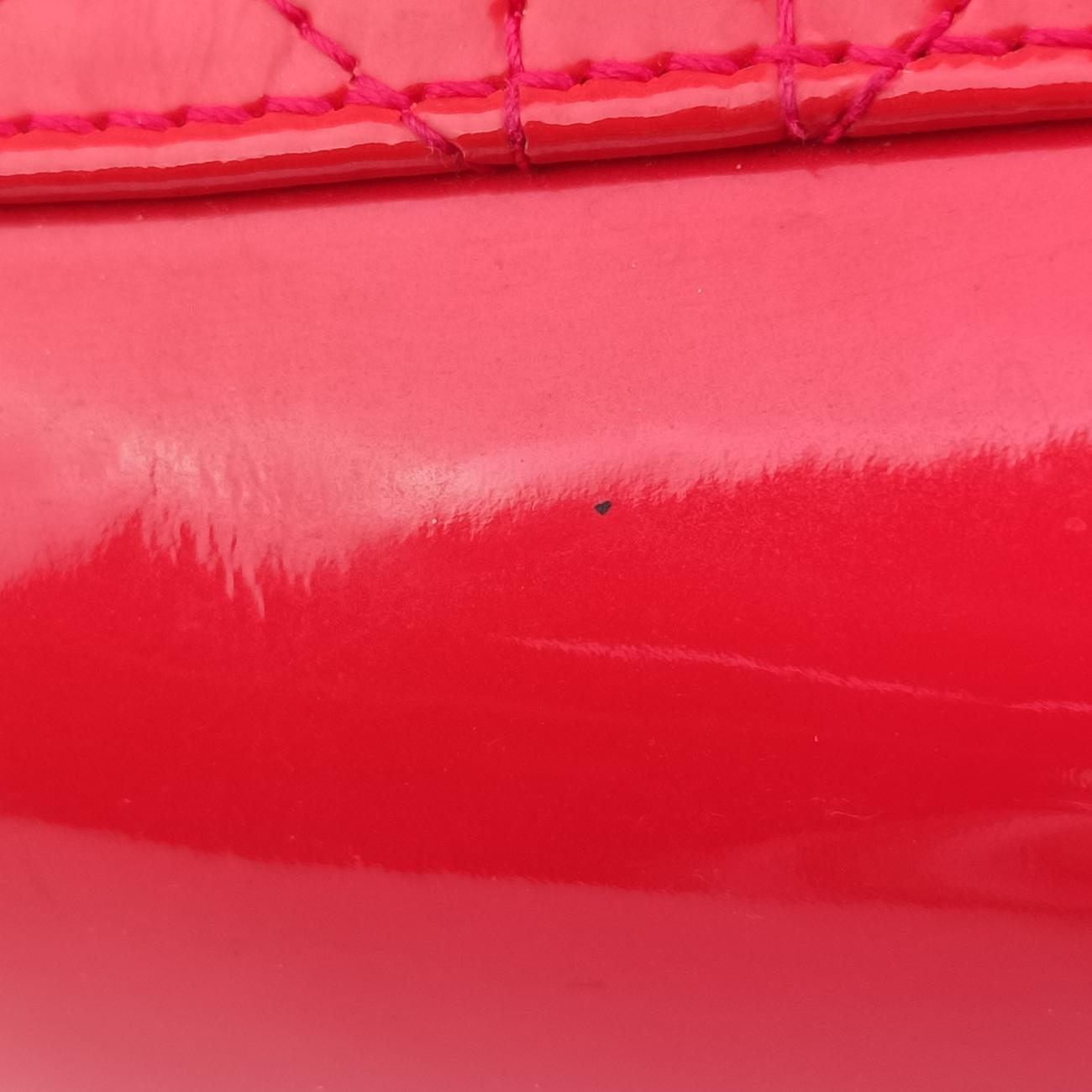 Lady Dior Red patent 13-BO-1122レディディオール レッド パテント 13-BO-1122