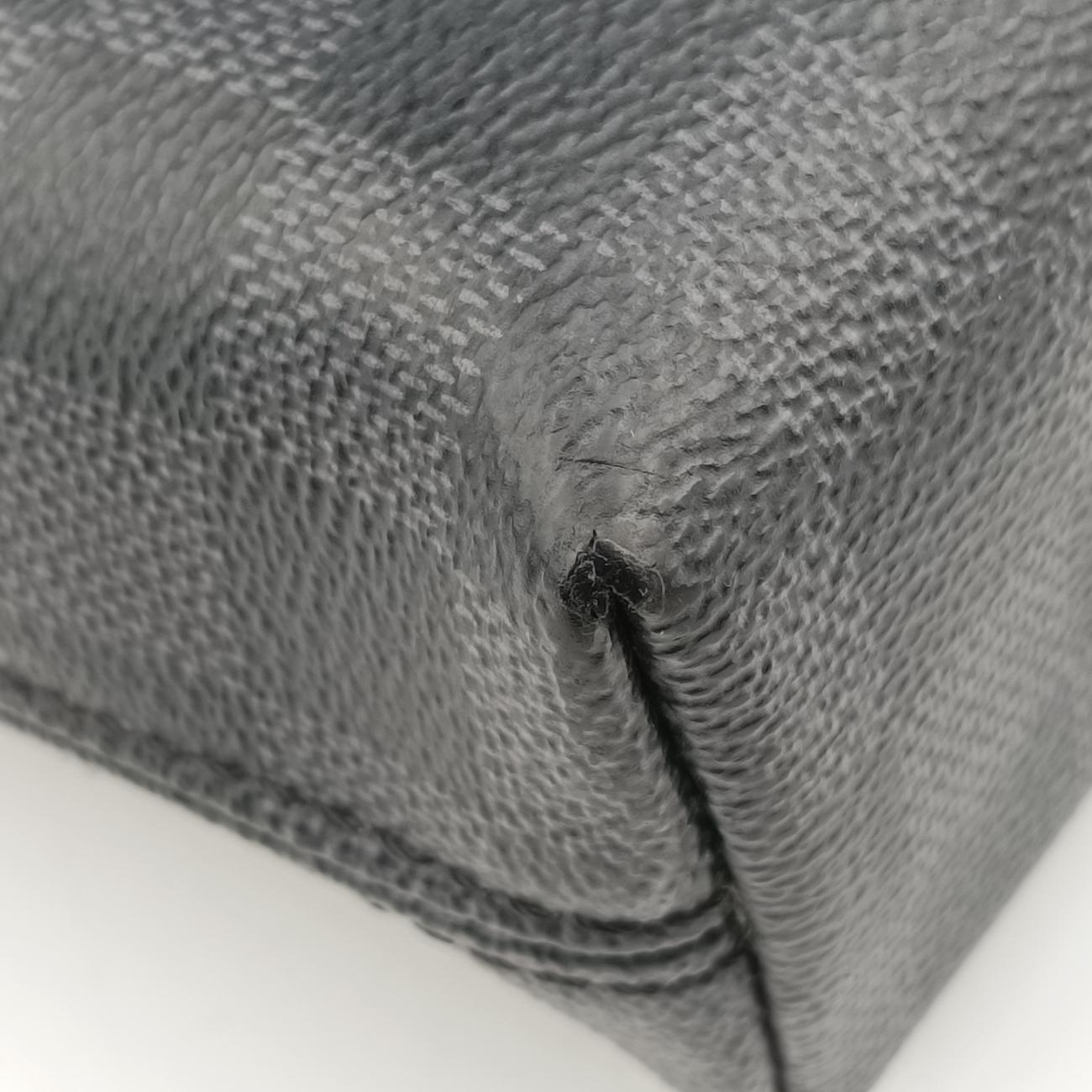 Porte-Documents Jour NM Noir Damier Graphite N48260 ICチップポルトドキュマンジュール PDJ NM ノワール ダミエ グラフィット N48260 ICチップ