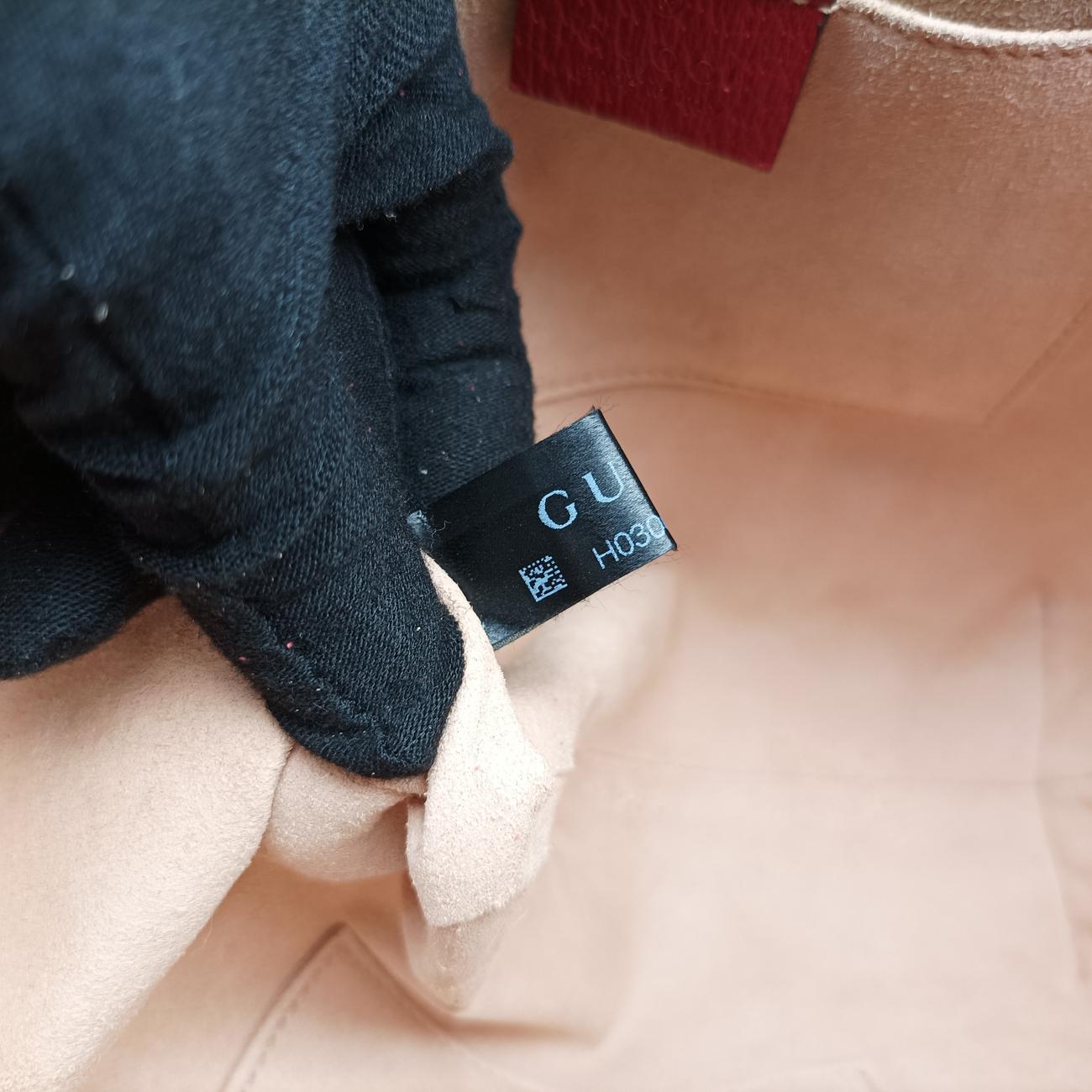 Ophidia Beige×Red×Multicolour PVC coated canvas x leather 547551 H030667230オフィディア ベージュ×レッド×マルチカラー PVCコーティングキャンバス×レザー 547551 H030667230