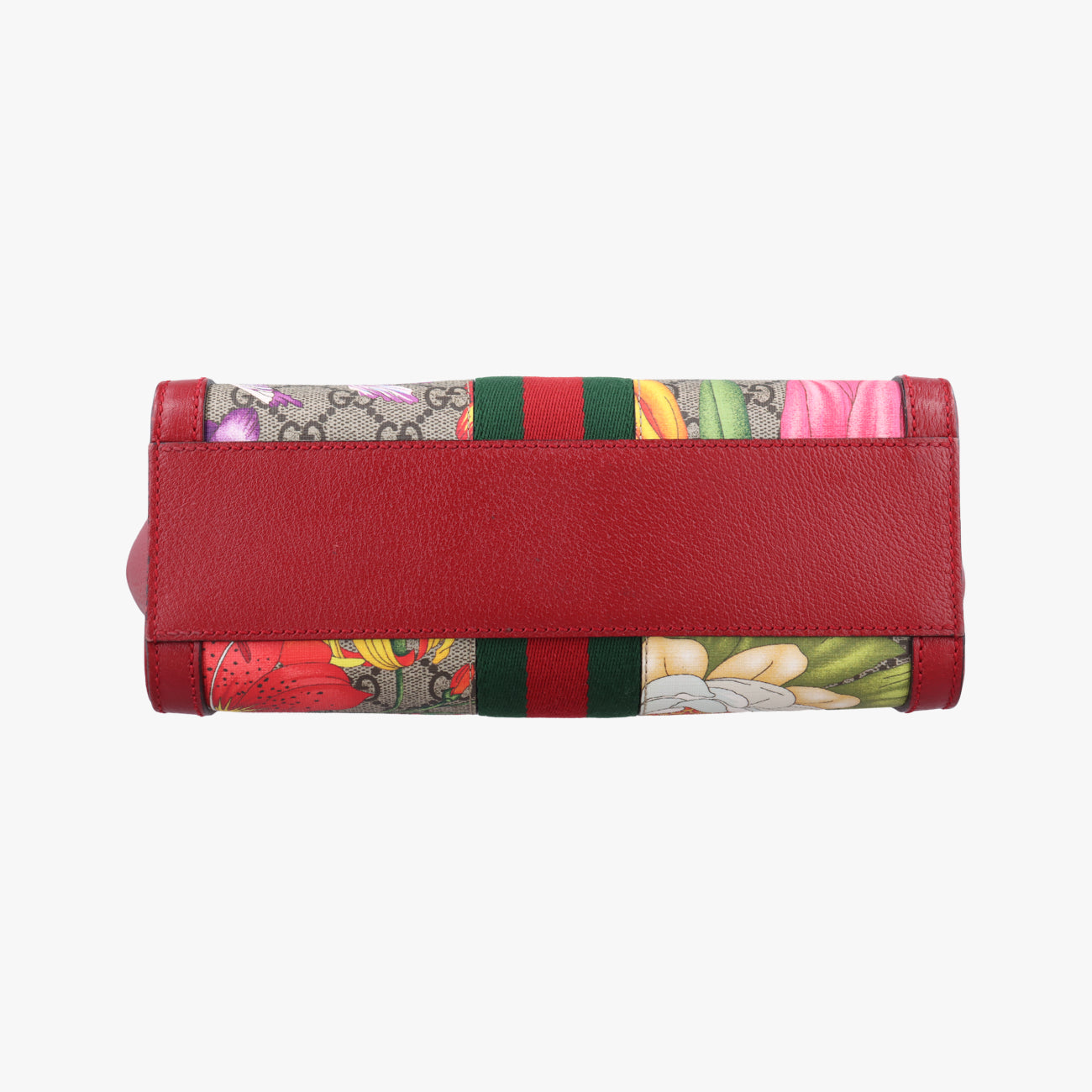 Ophidia Beige×Red×Multicolour PVC coated canvas x leather 547551 H030667230オフィディア ベージュ×レッド×マルチカラー PVCコーティングキャンバス×レザー 547551 H030667230