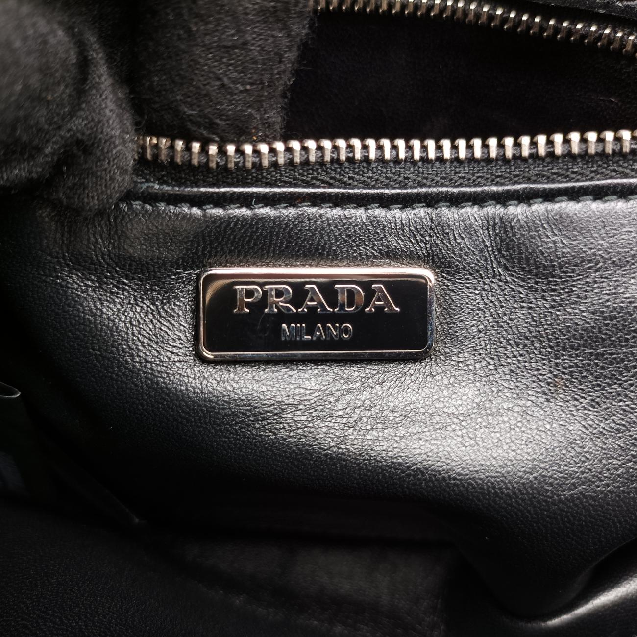 Leopard print Blue x Black x Multicolor ponyhair×nylon 1BD009 117レオパード柄 ブルー×ブラック×マルチカラー ハラコ×ナイロン 1BD009 117