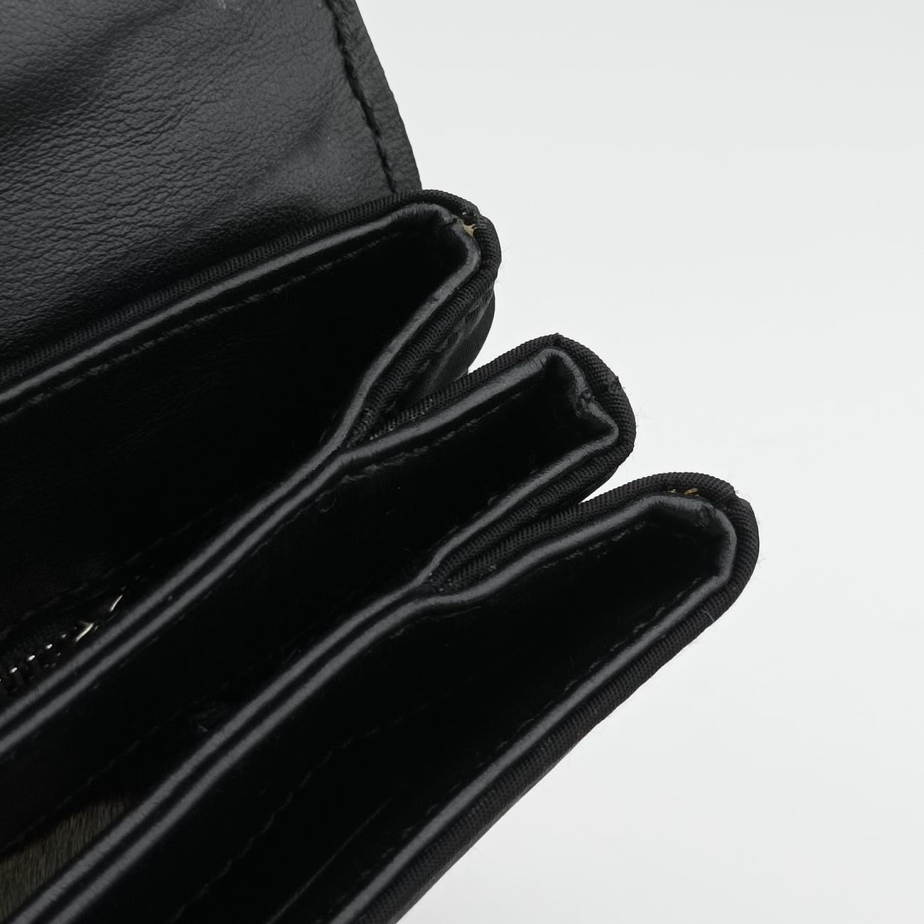 Leopard print Blue x Black x Multicolor ponyhair×nylon 1BD009 117レオパード柄 ブルー×ブラック×マルチカラー ハラコ×ナイロン 1BD009 117