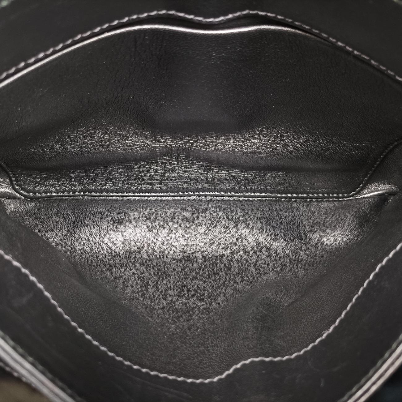 Leopard print Blue x Black x Multicolor ponyhair×nylon 1BD009 117レオパード柄 ブルー×ブラック×マルチカラー ハラコ×ナイロン 1BD009 117