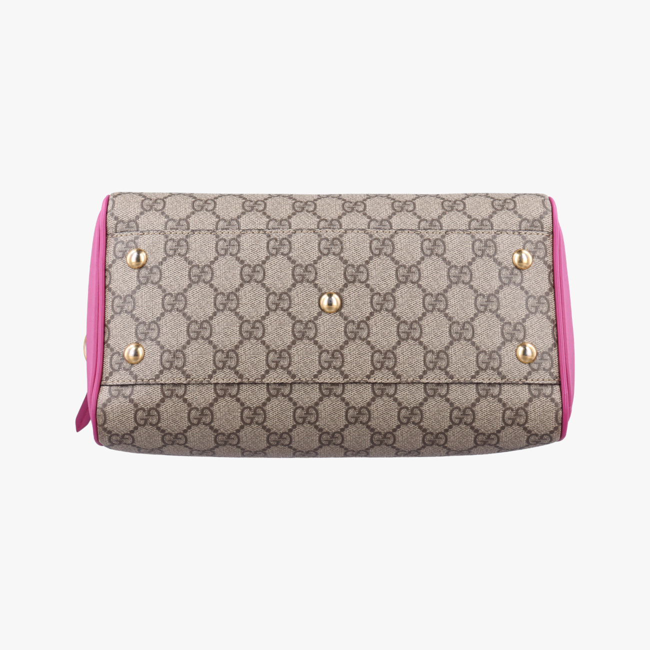 GG SUPREME beige×red×pink PVC coated canvas×Leather 409529 I019475982GGスプリーム ベージュ×レッド×ピンク PVCコーティングキャンバス×レザー 409529 I019475982