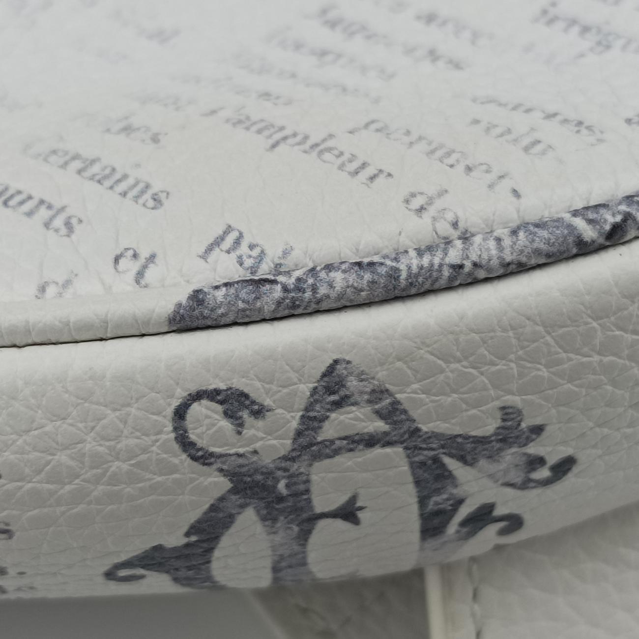 Saddle White Leather 06-BO-1119サドル ホワイト レザー 06-BO-1119