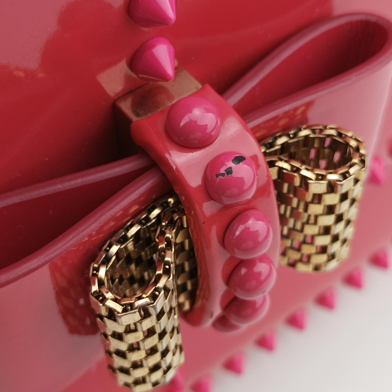 Rockstud Sweet Charity Red PVC coated canvas × Patent Leather スウィートチャリティ レッド PVCコーティングキャンバス×パテント