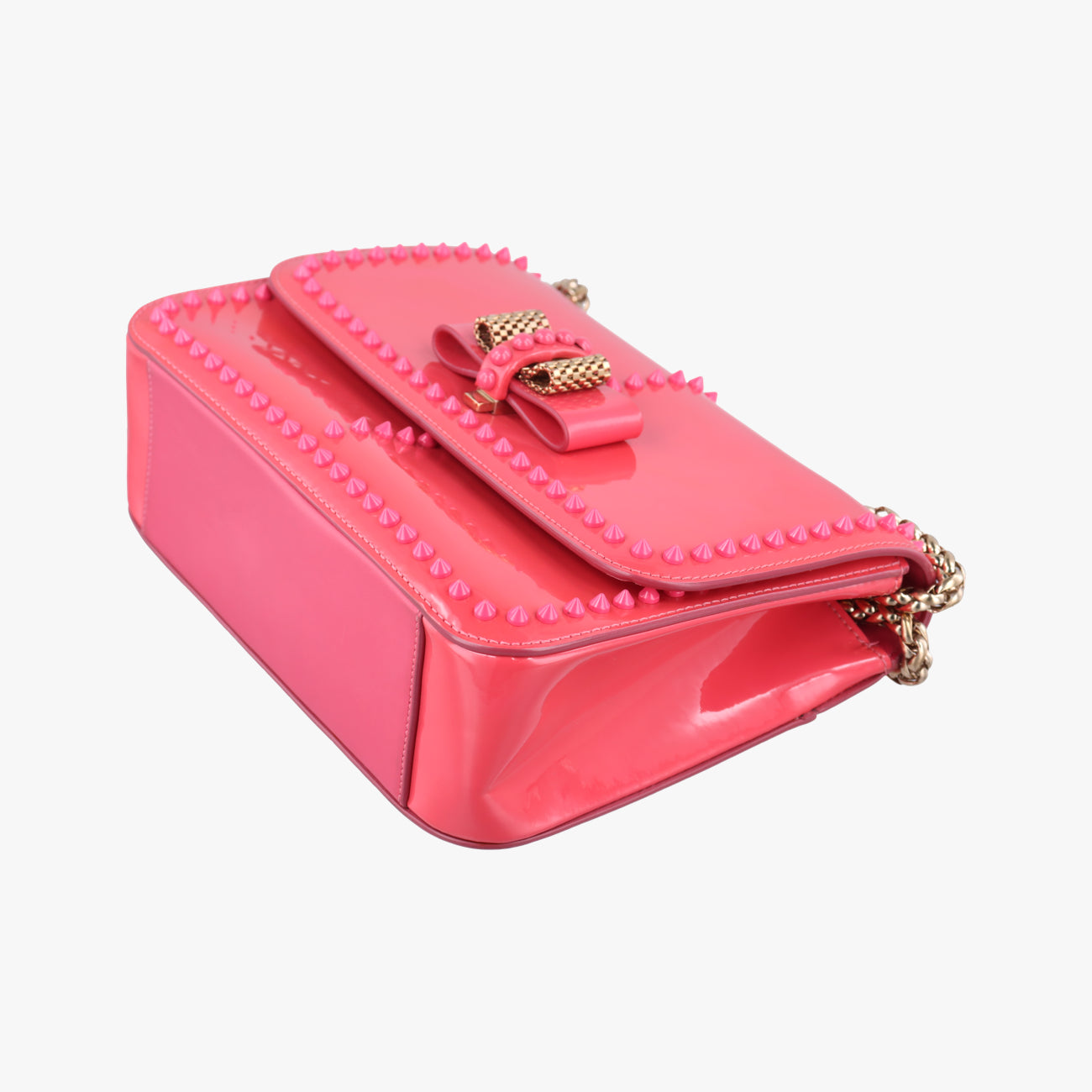 Rockstud Sweet Charity Red PVC coated canvas × Patent Leather スウィートチャリティ レッド PVCコーティングキャンバス×パテント