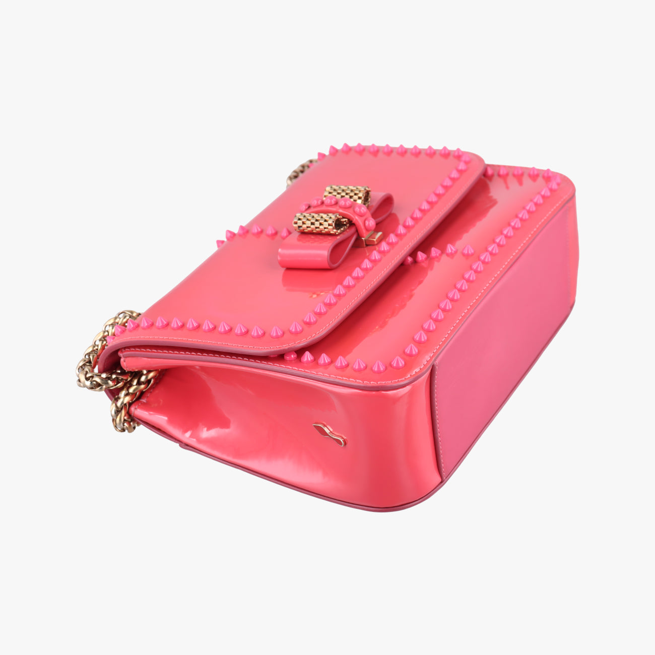 Rockstud Sweet Charity Red PVC coated canvas × Patent Leather スウィートチャリティ レッド PVCコーティングキャンバス×パテント