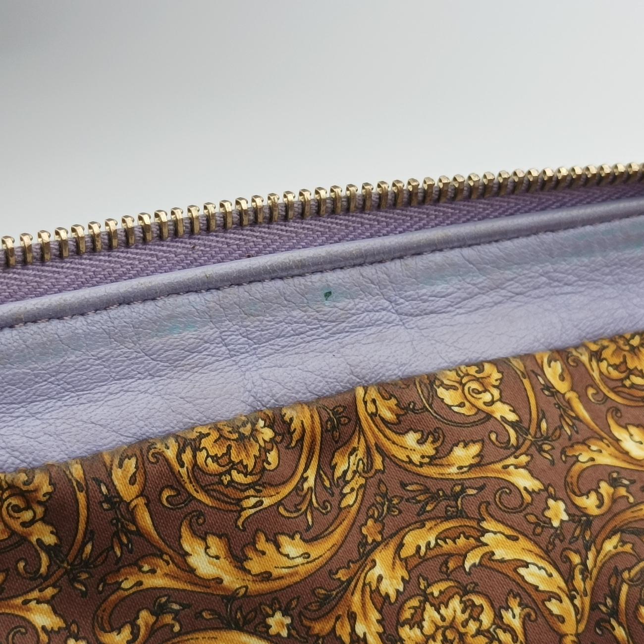 Medusa Demetra Vanitas Satchel Purple Leather メデューサ デメテル バニティ サッチェル パープル レザー