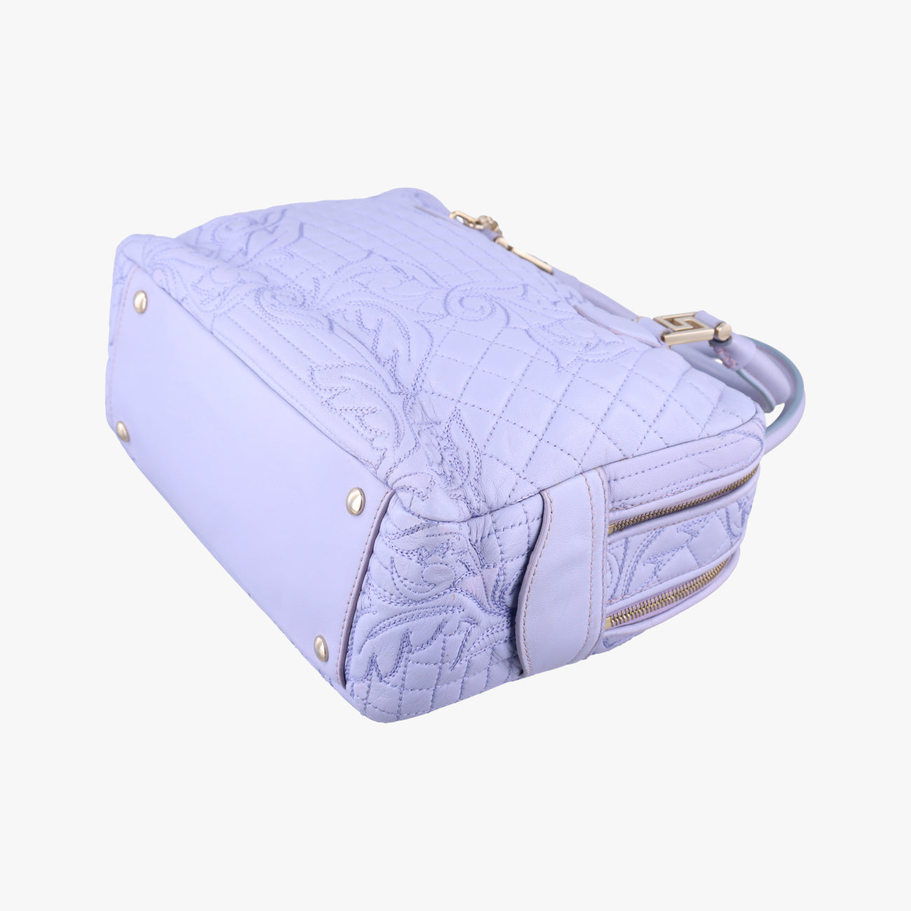 Medusa Demetra Vanitas Satchel Purple Leather メデューサ デメテル バニティ サッチェル パープル レザー