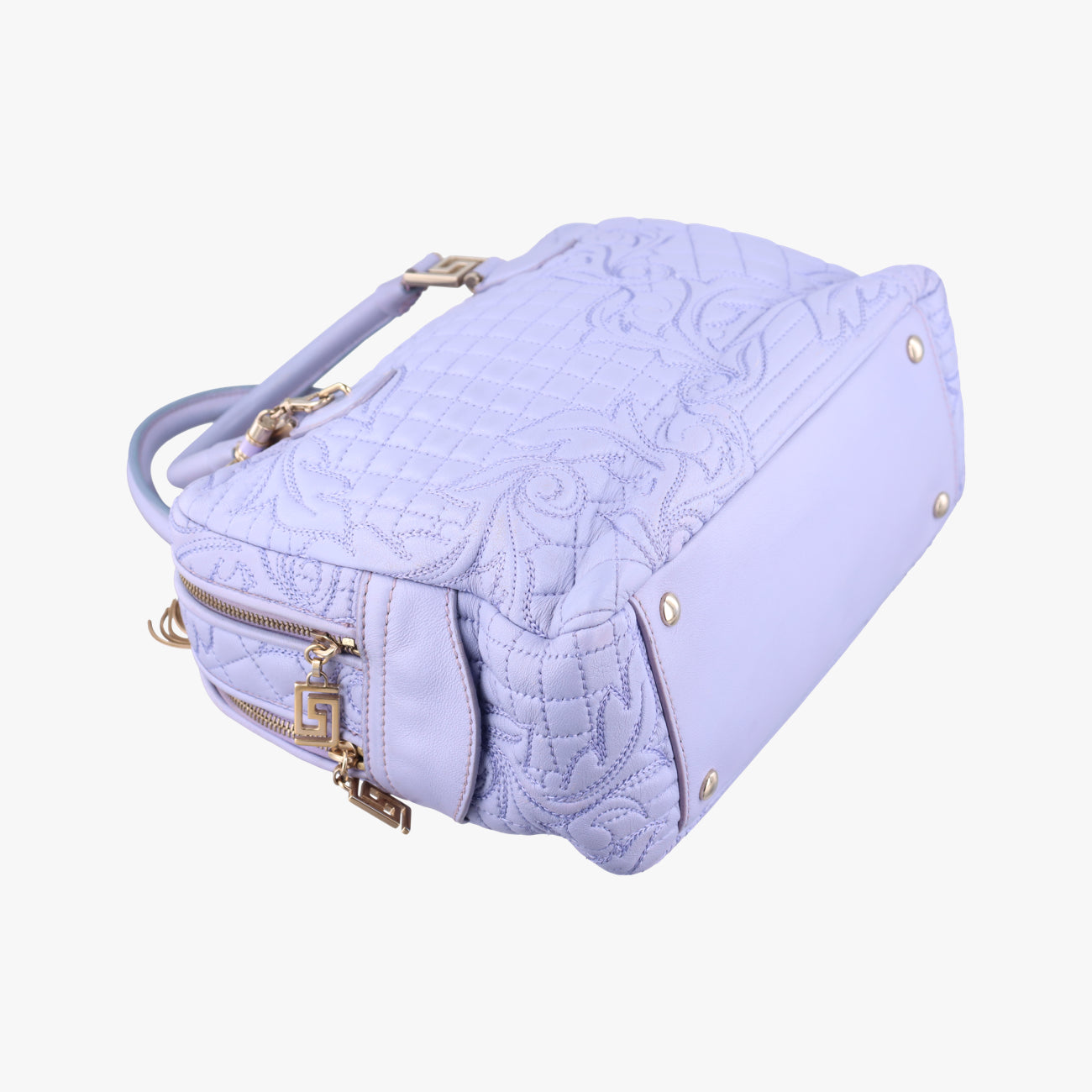 Medusa Demetra Vanitas Satchel Purple Leather メデューサ デメテル バニティ サッチェル パープル レザー
