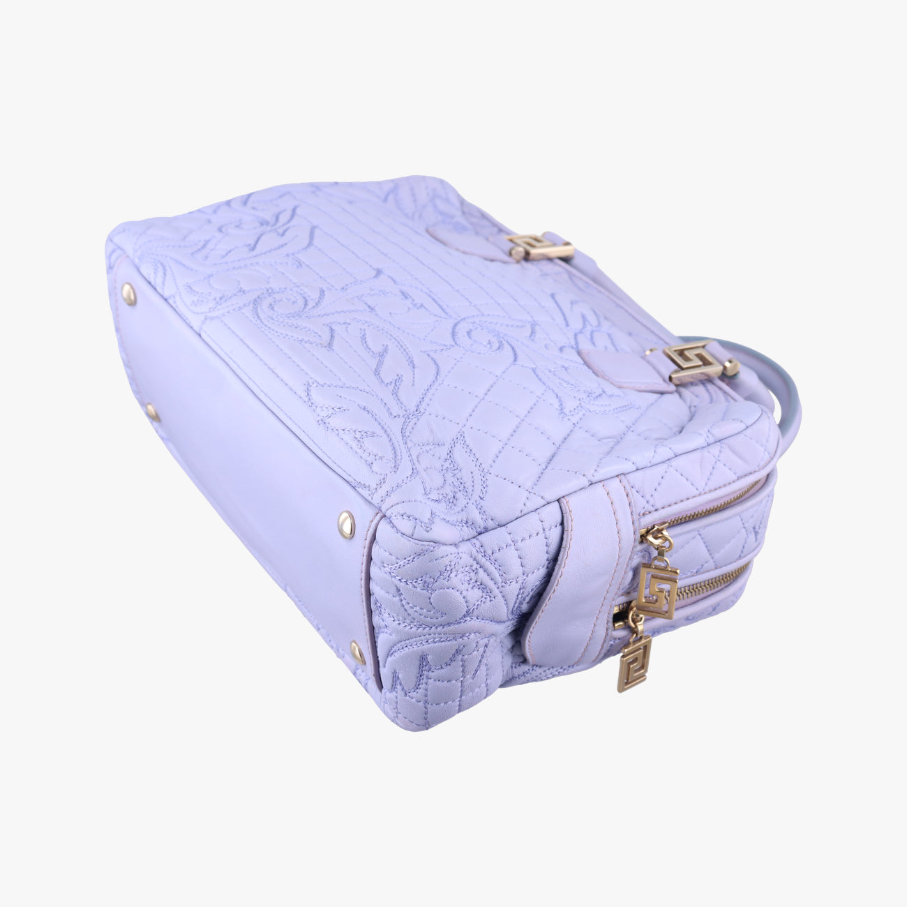 Medusa Demetra Vanitas Satchel Purple Leather メデューサ デメテル バニティ サッチェル パープル レザー