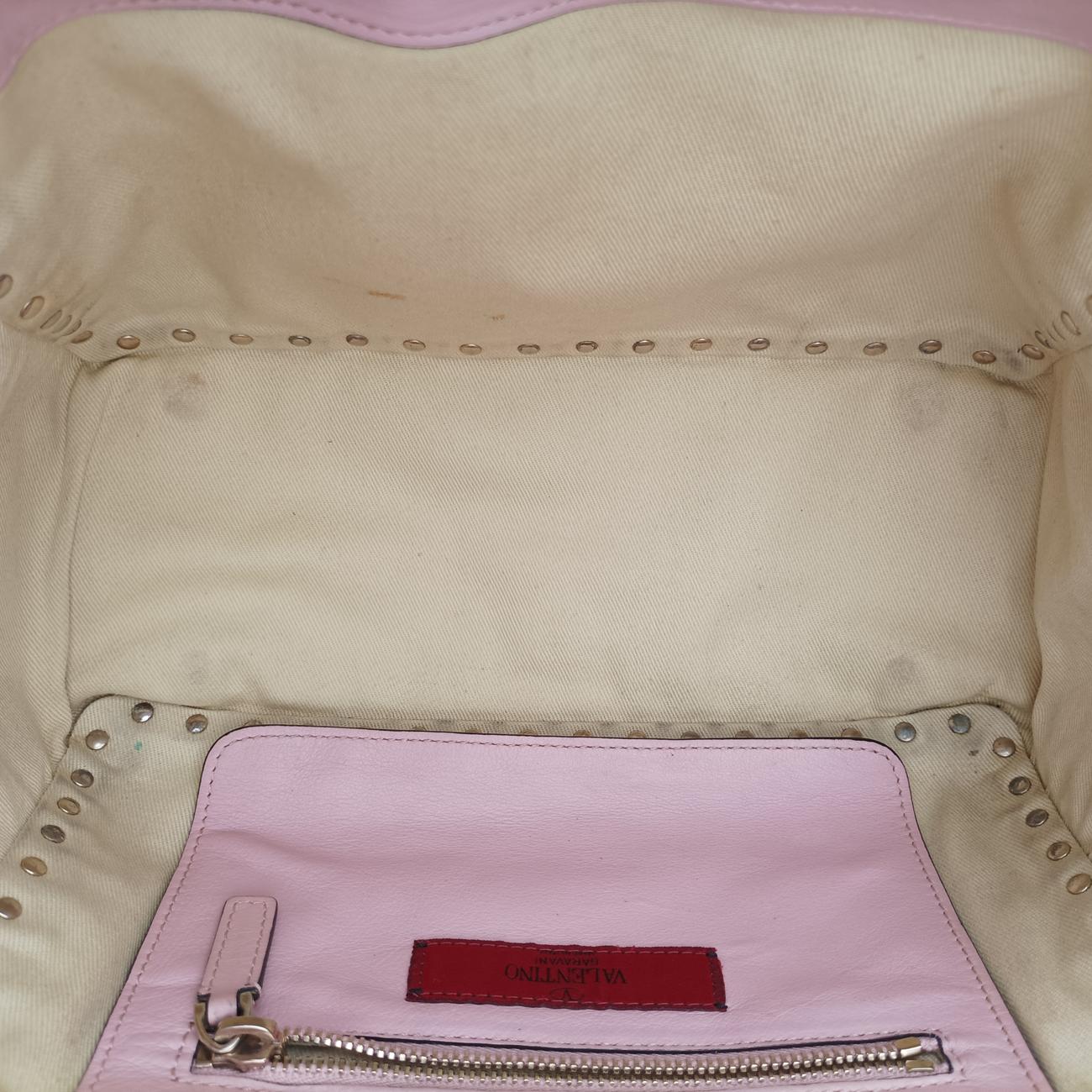 Rockstud Pink Leather Lot number unknownロックスタッズ ピンク レザー 製番不明