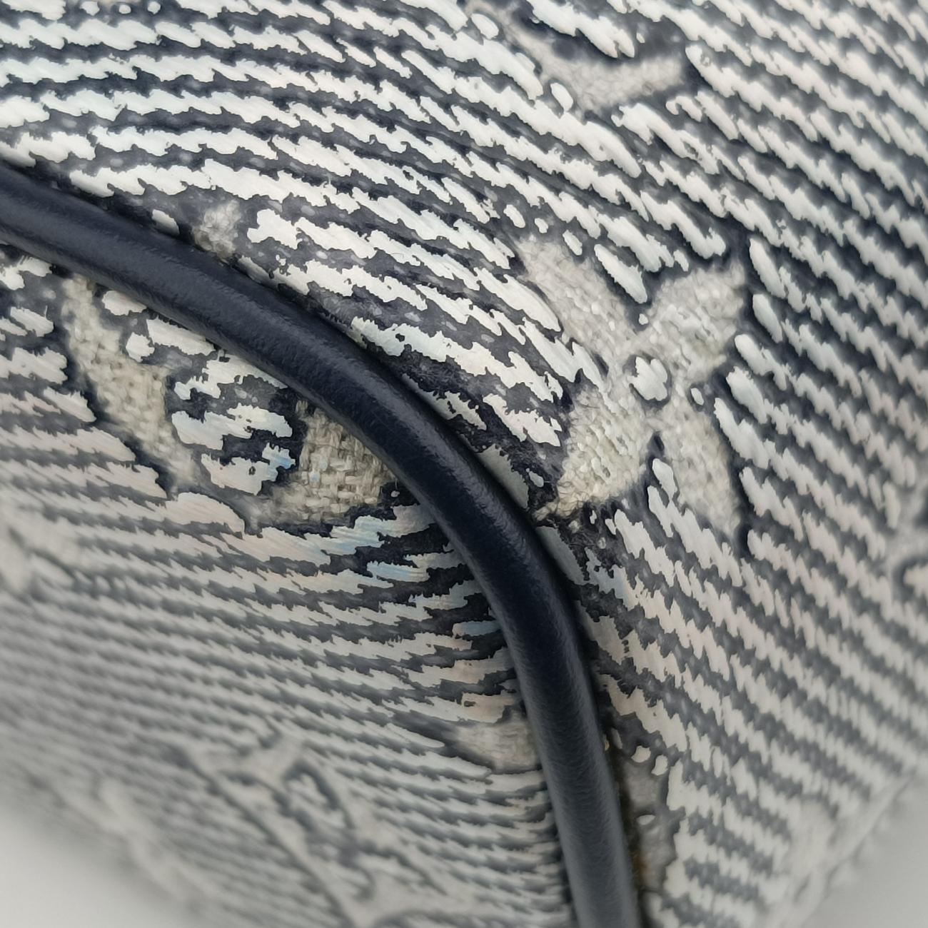 Micro Vanity Navy x Gray MONOGRAM JACQUARD DENIM M82467 ICチップマイクロ バニティ ネイビー×グレー モノグラム ジャカード デニム M82467 ICチップ