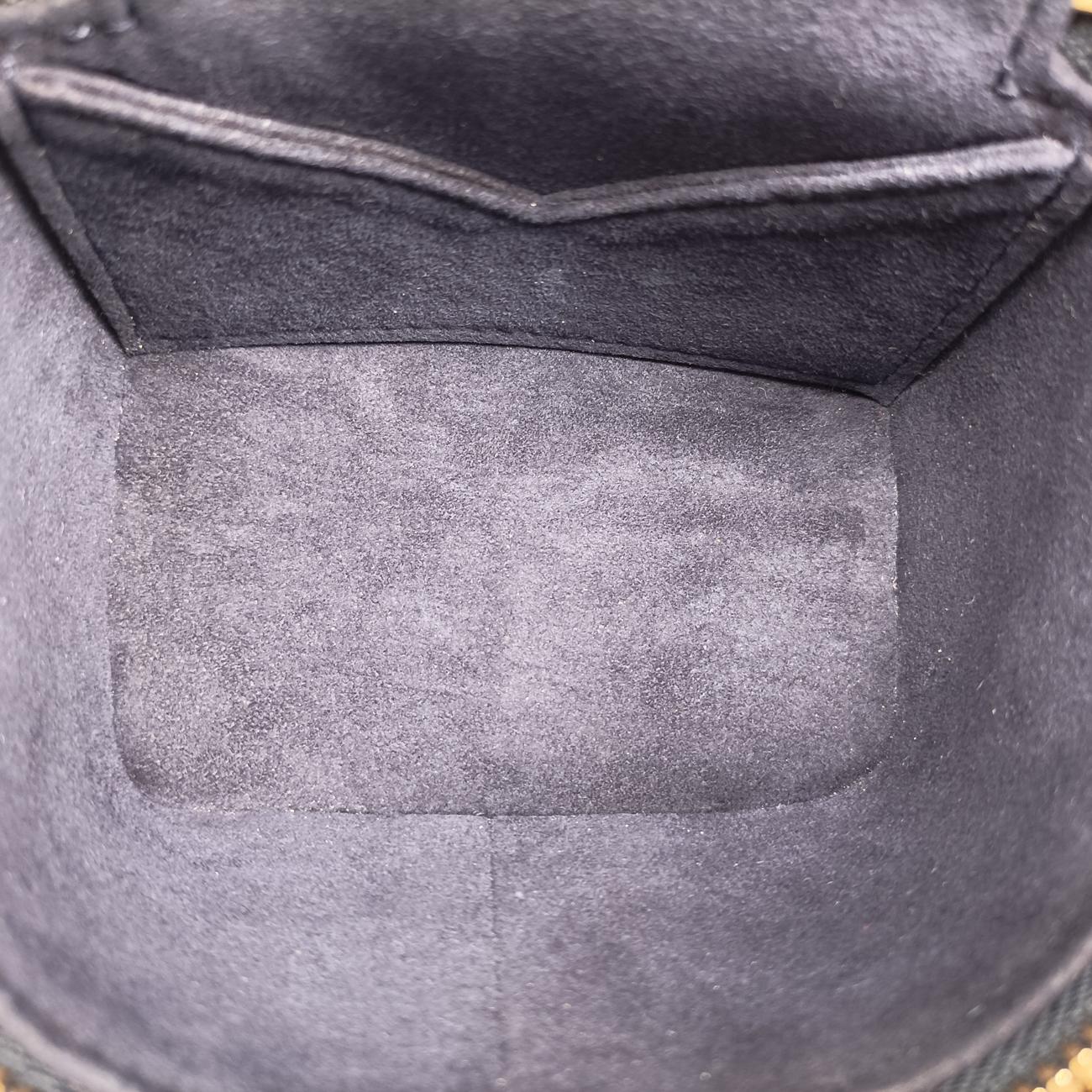 Micro Vanity Navy x Gray MONOGRAM JACQUARD DENIM M82467 ICチップマイクロ バニティ ネイビー×グレー モノグラム ジャカード デニム M82467 ICチップ