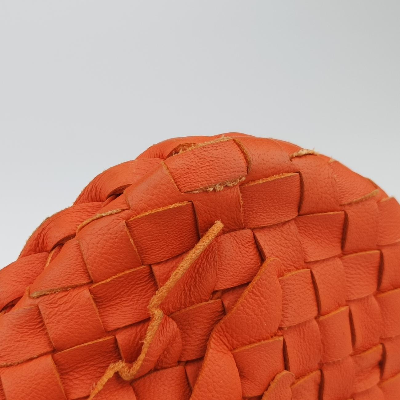 Intrecciato Orange lambskin B02629604Xイントレチャート オレンジ ラムスキン B02629604X